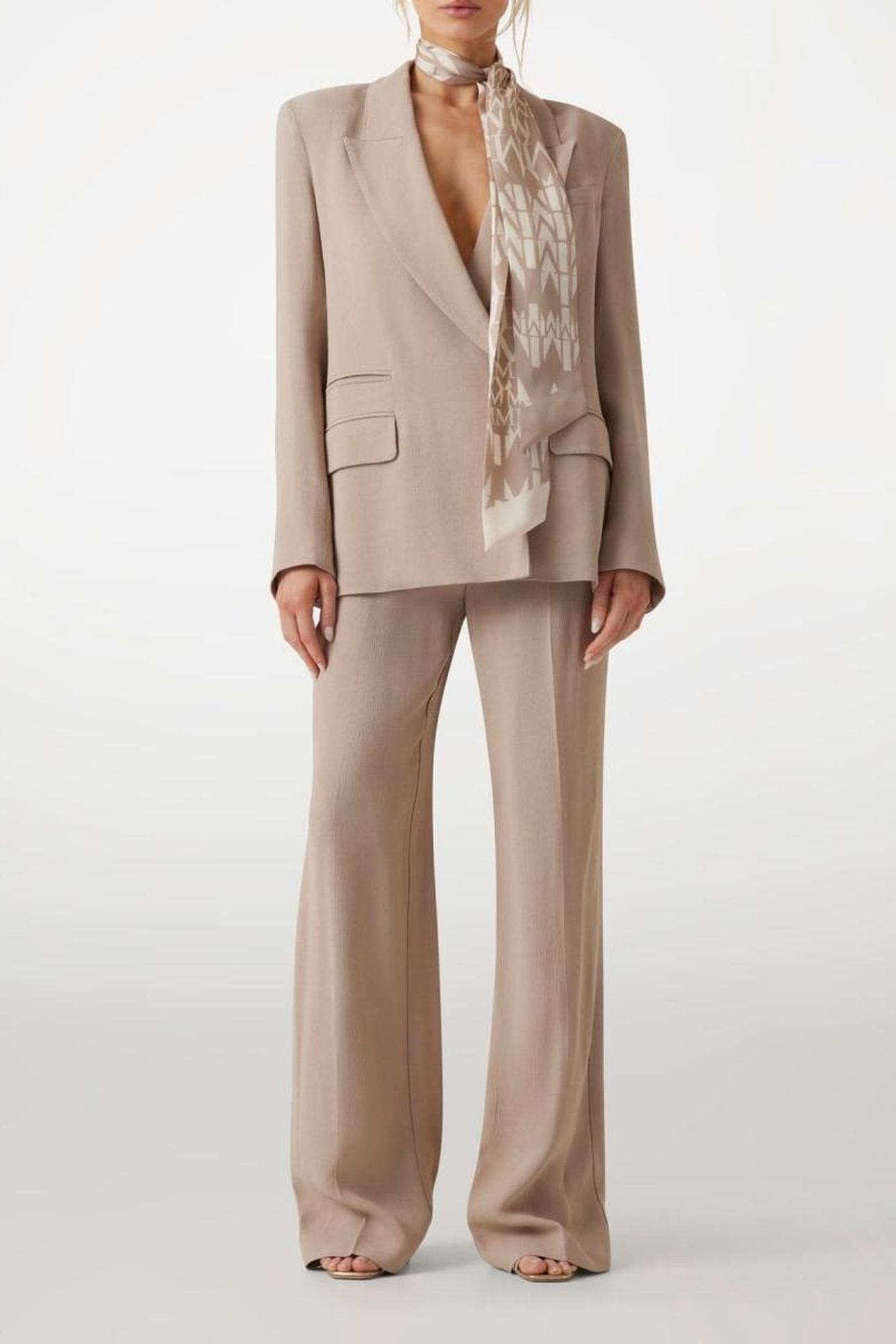 ARIANA STRAIGHT PANT VELVET TAUPE 1
