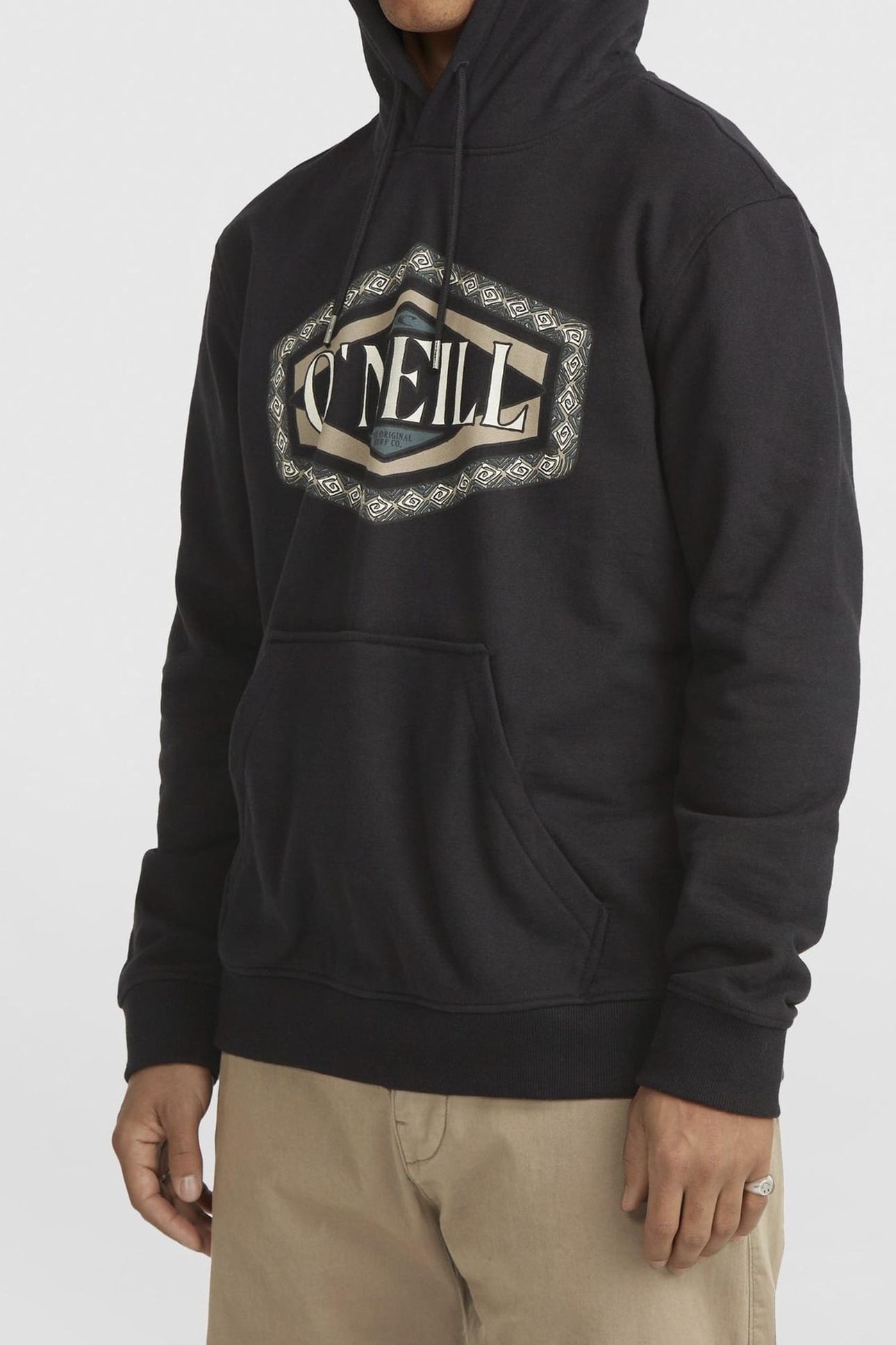 O'NEILL FRONT PRINT HOODIE BLACK OUT 4