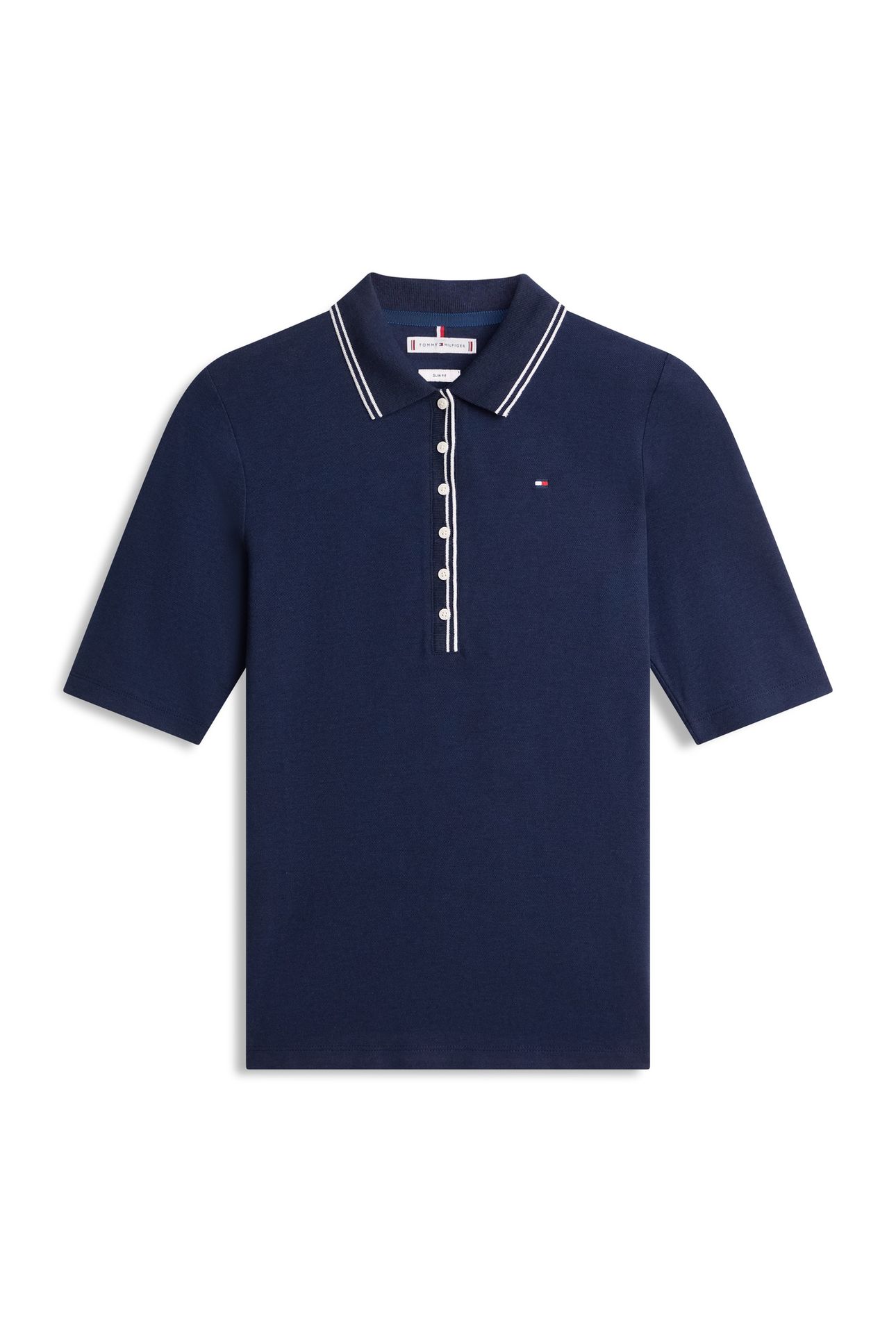 LYOCELL TIPPING SLIM POLO DARK NIGHT NAVY 4