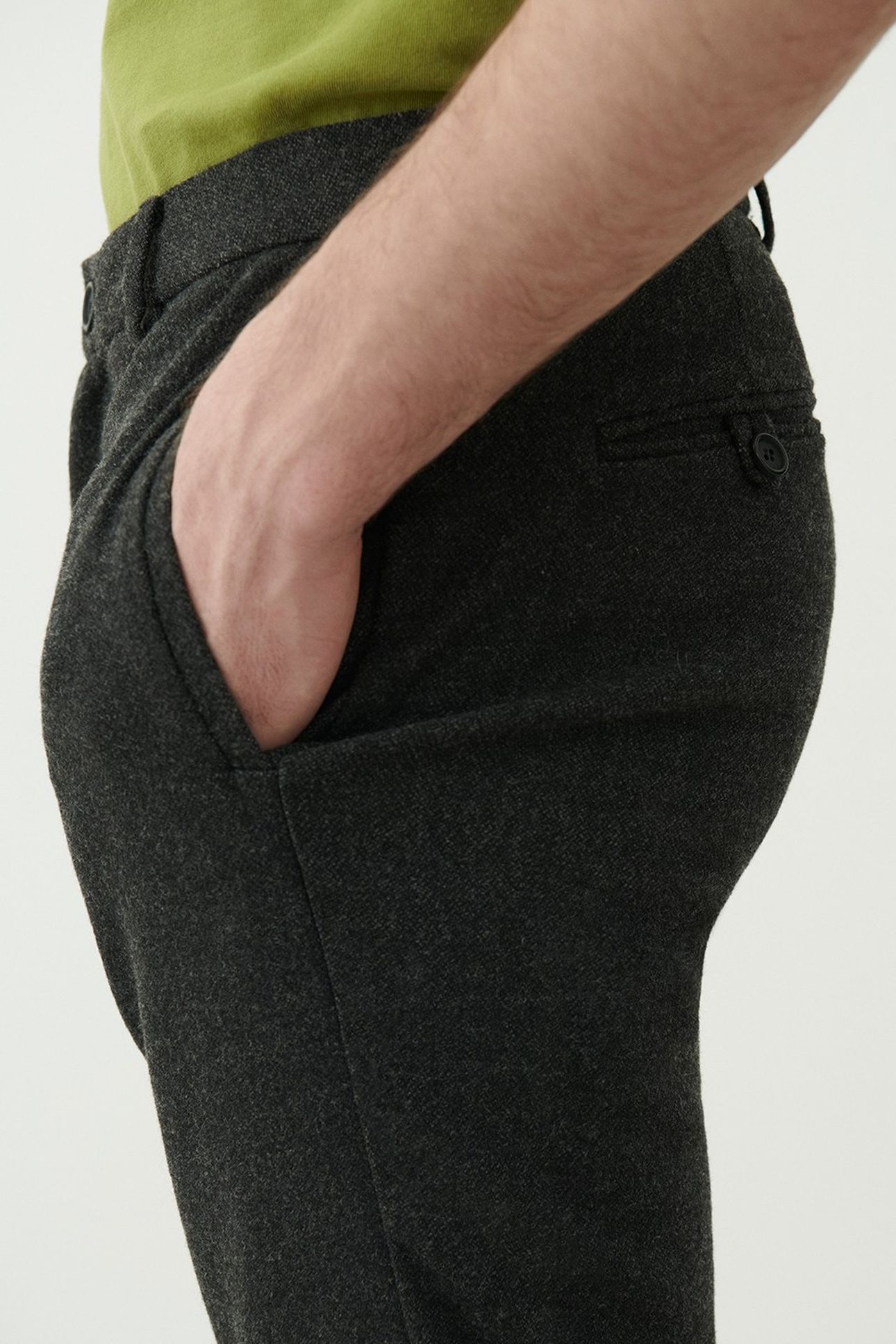 WEFTOWN PANT ANTHRACITE CHINE 5