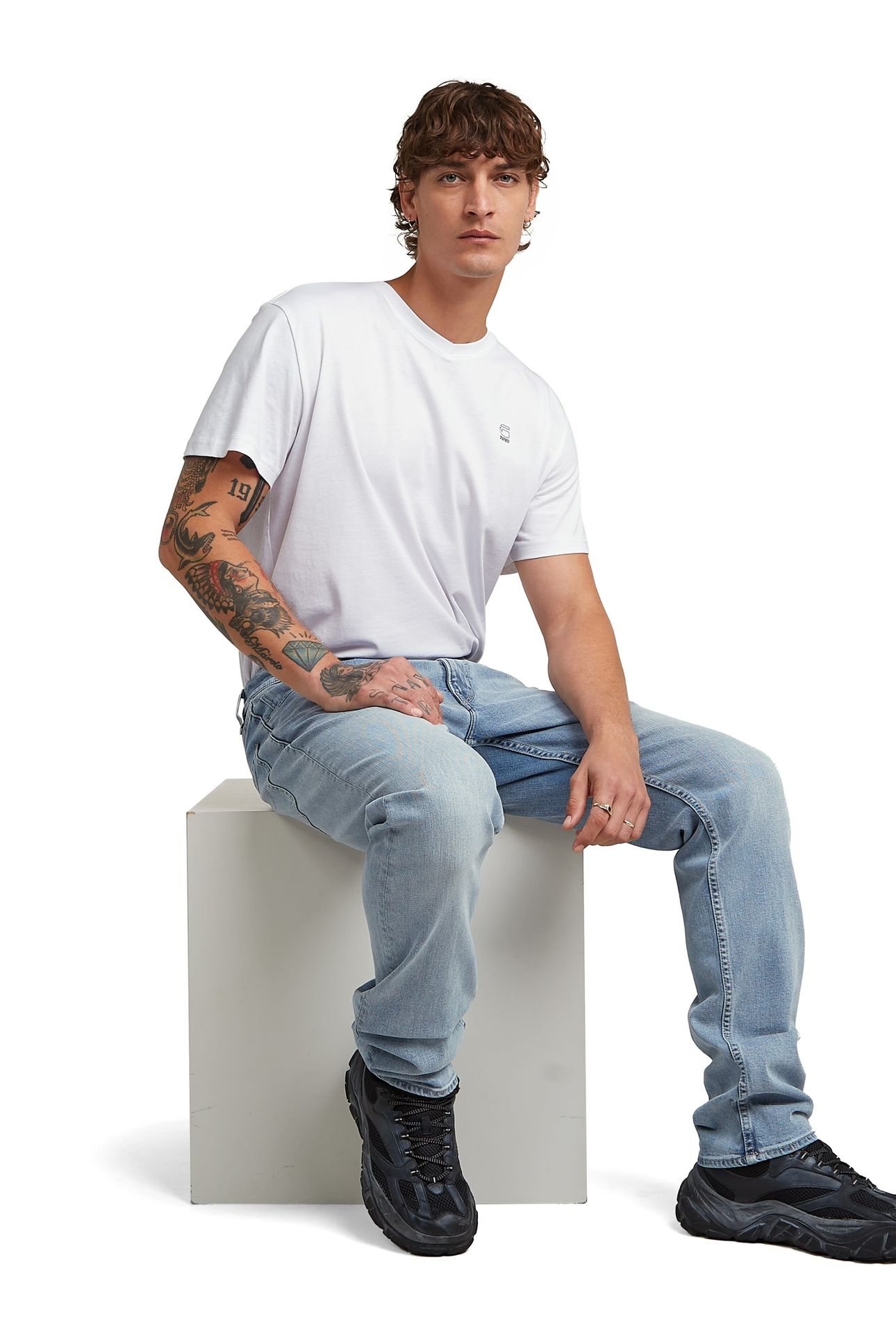 MOSA STRAIGHT LIGHT/PASTEL BLUE 2
