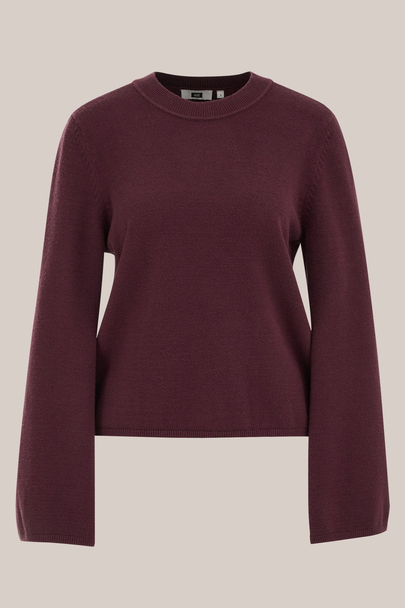 KNITTED PULLOVER AUBERGINE 4