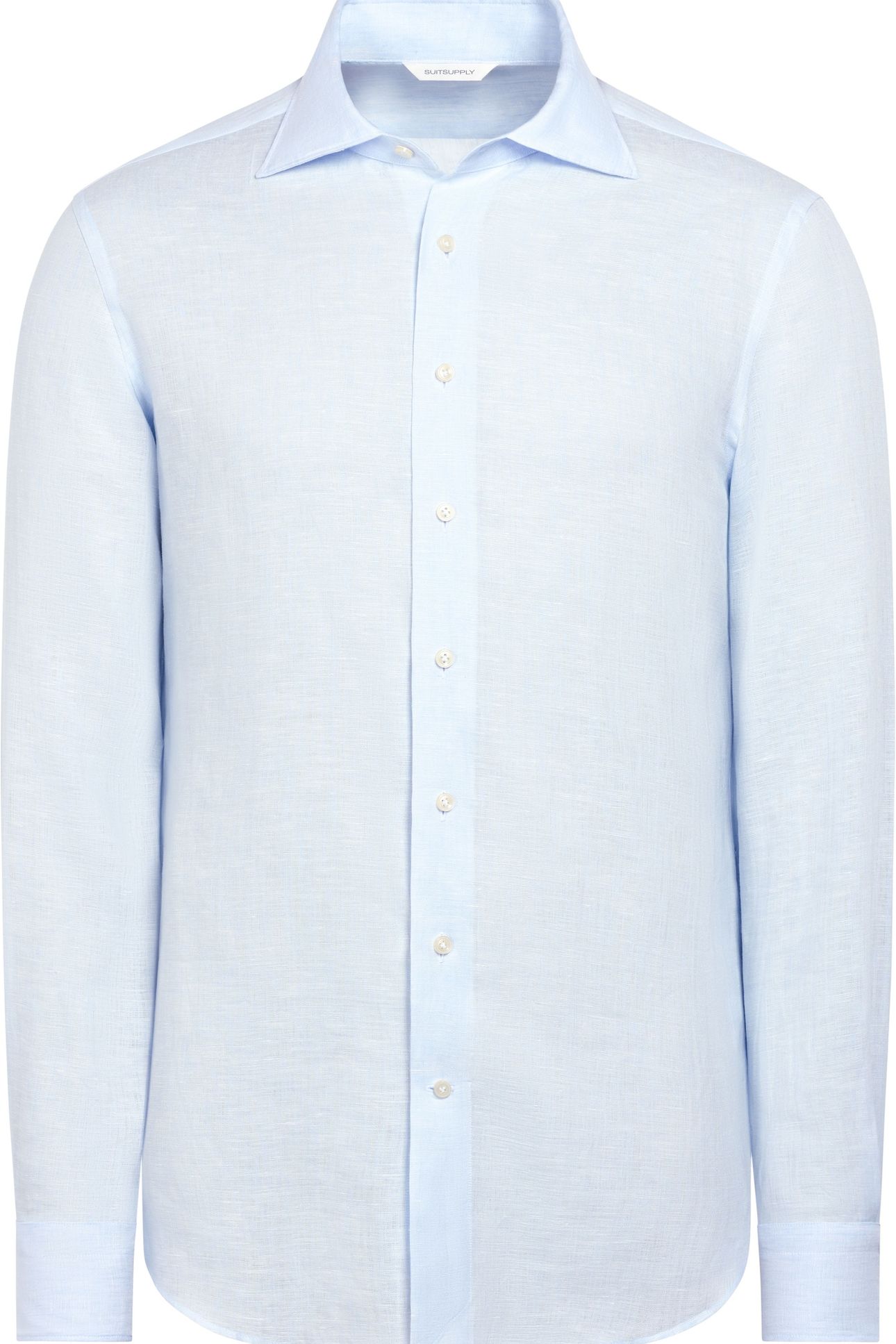 PURE LINEN CASUAL SHIRTS LIGHT BLUE 6