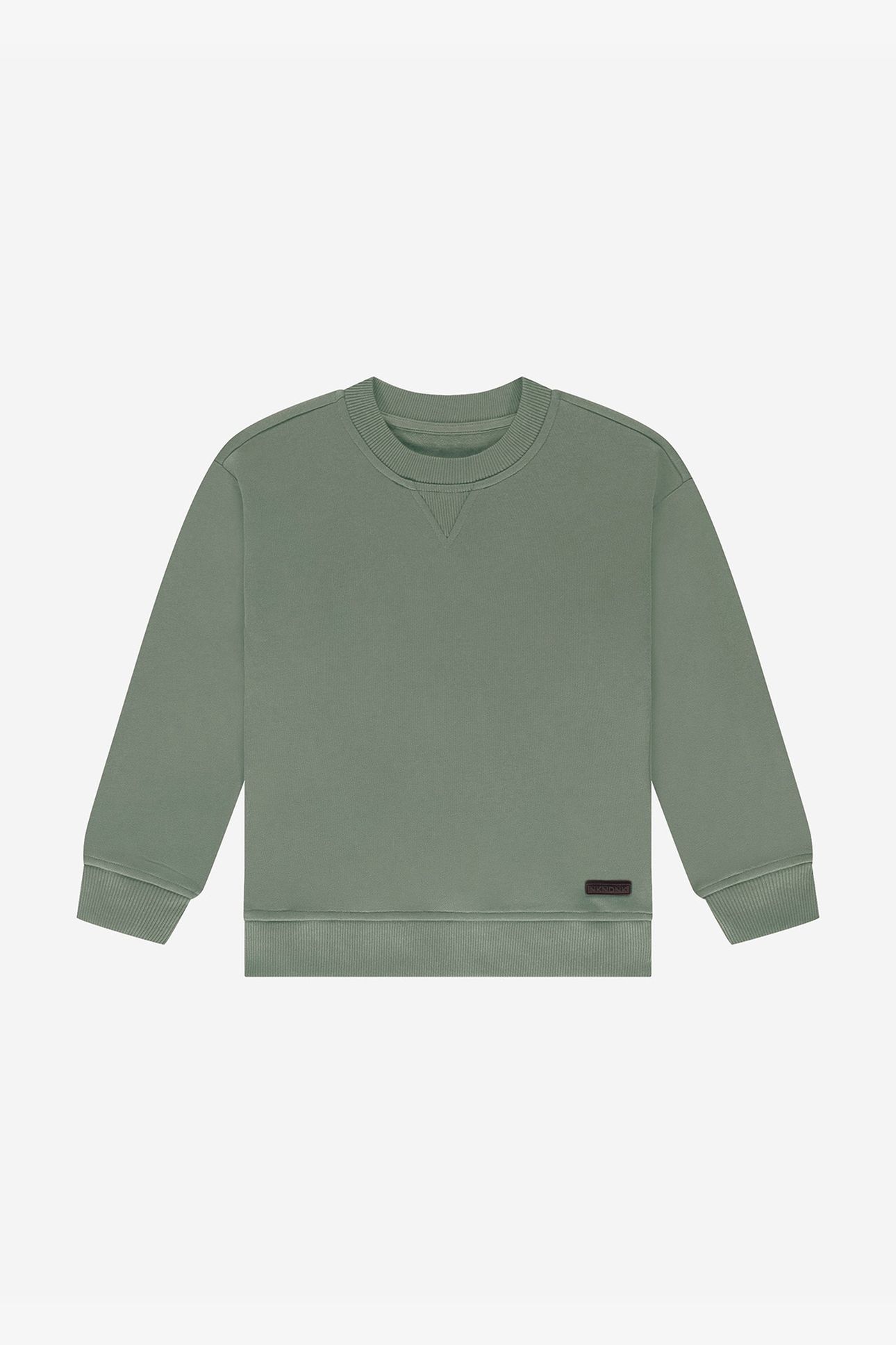 CRACKED SWEATSHIRT GREY GREEN 1