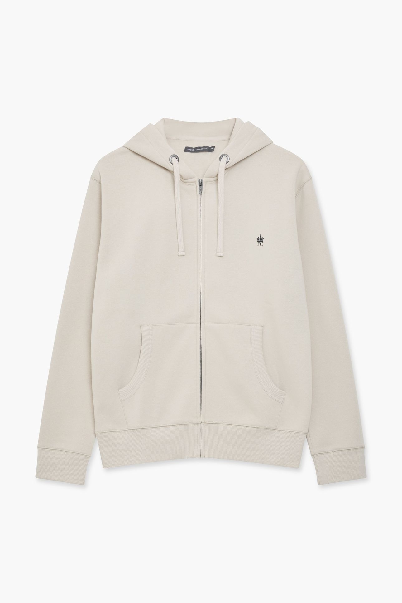 FC ZIP HOOD STONE/MARINE 1