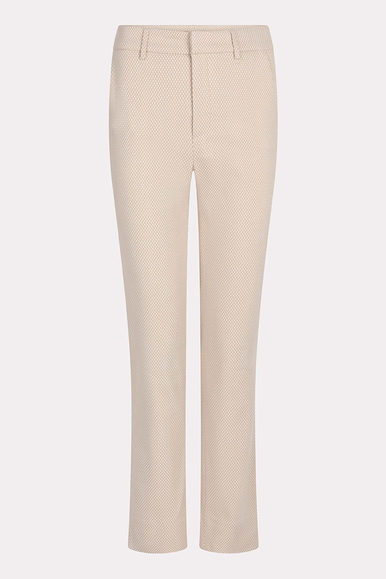 TROUSERS JACQUARD SQUARE SAND 7