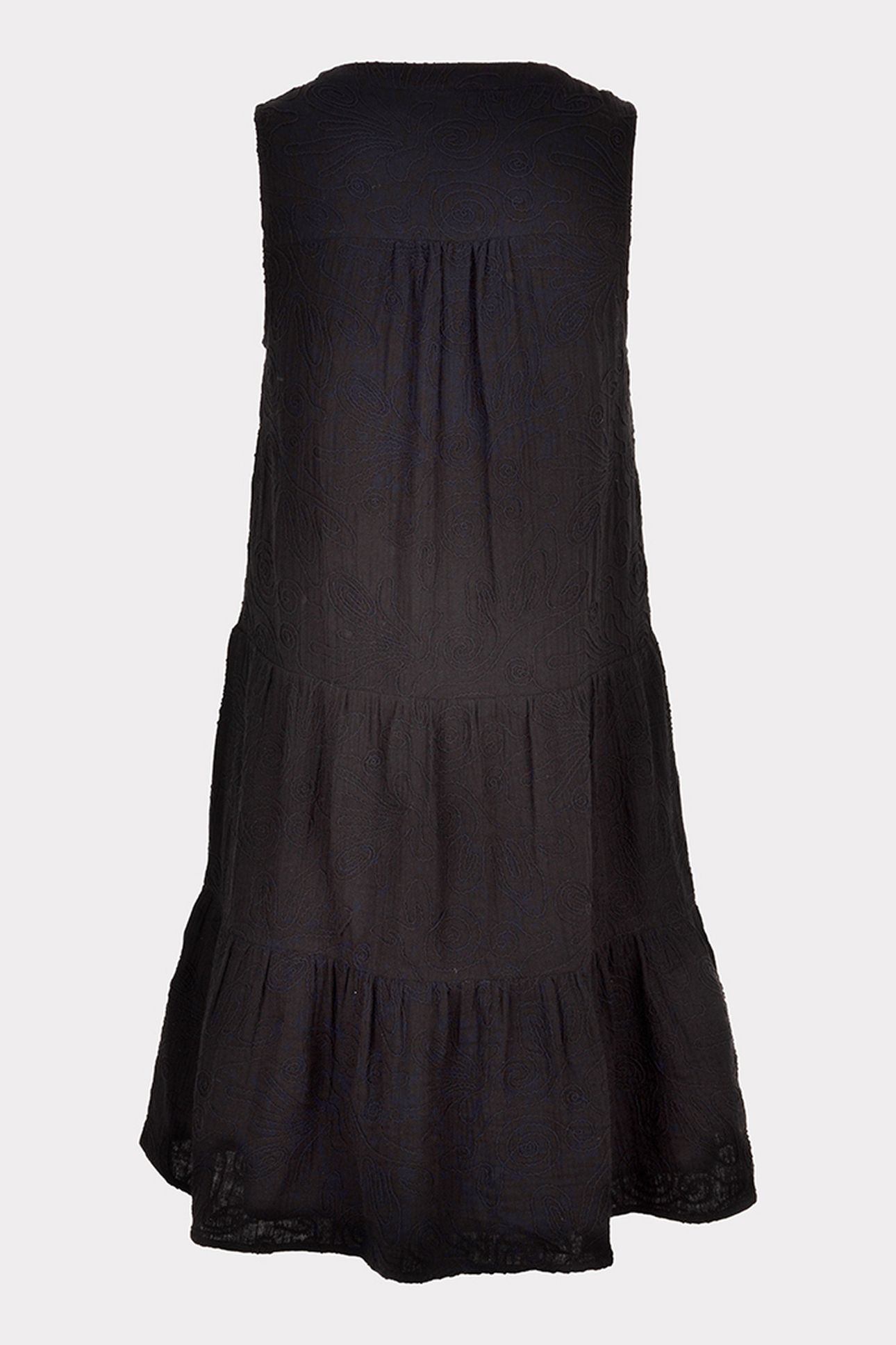 DRESS 3D EMBROIDERY BLACK 5