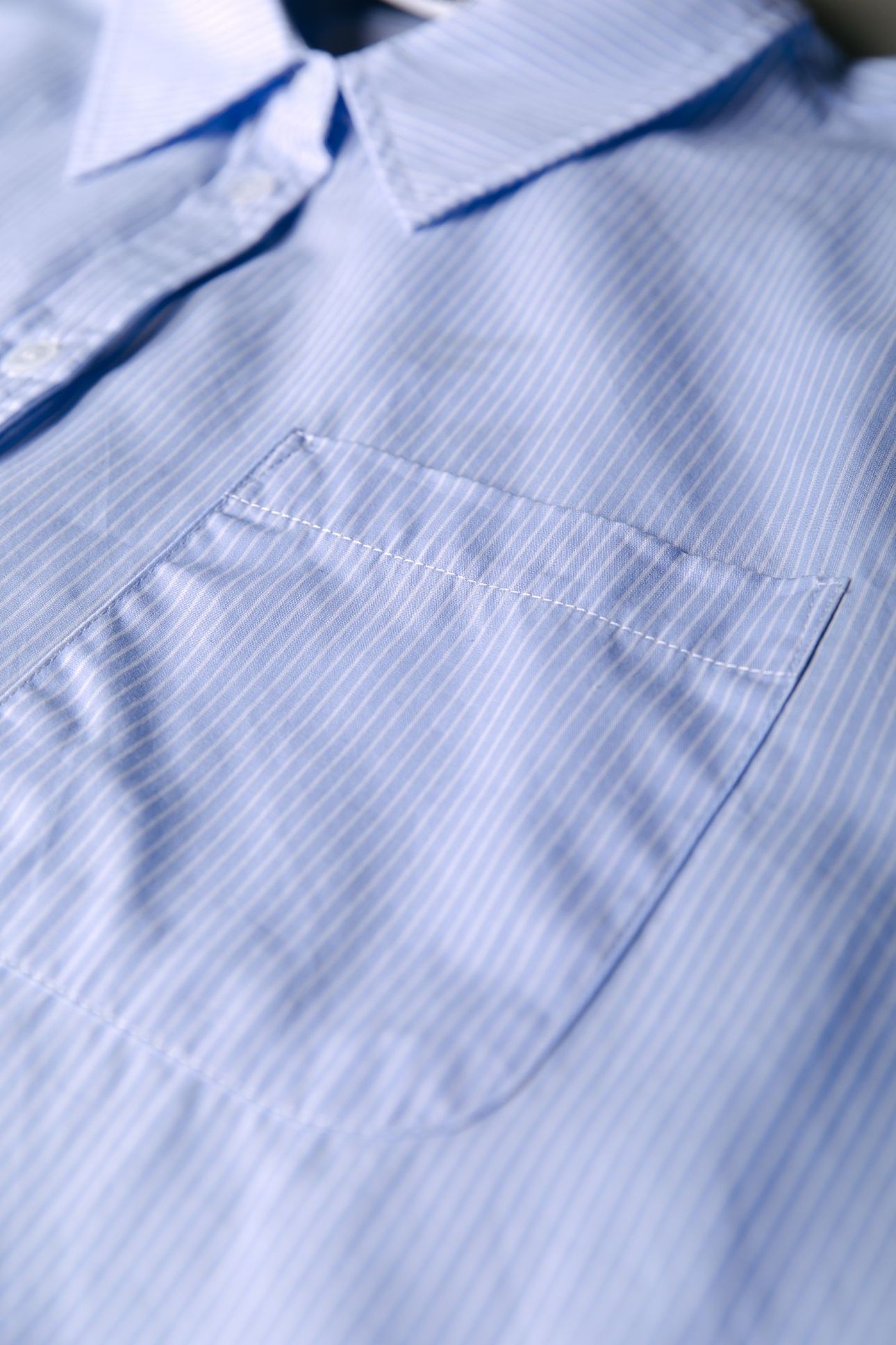 TALIA STRIPED BLOUSE LIGHT BABY BLUE 7