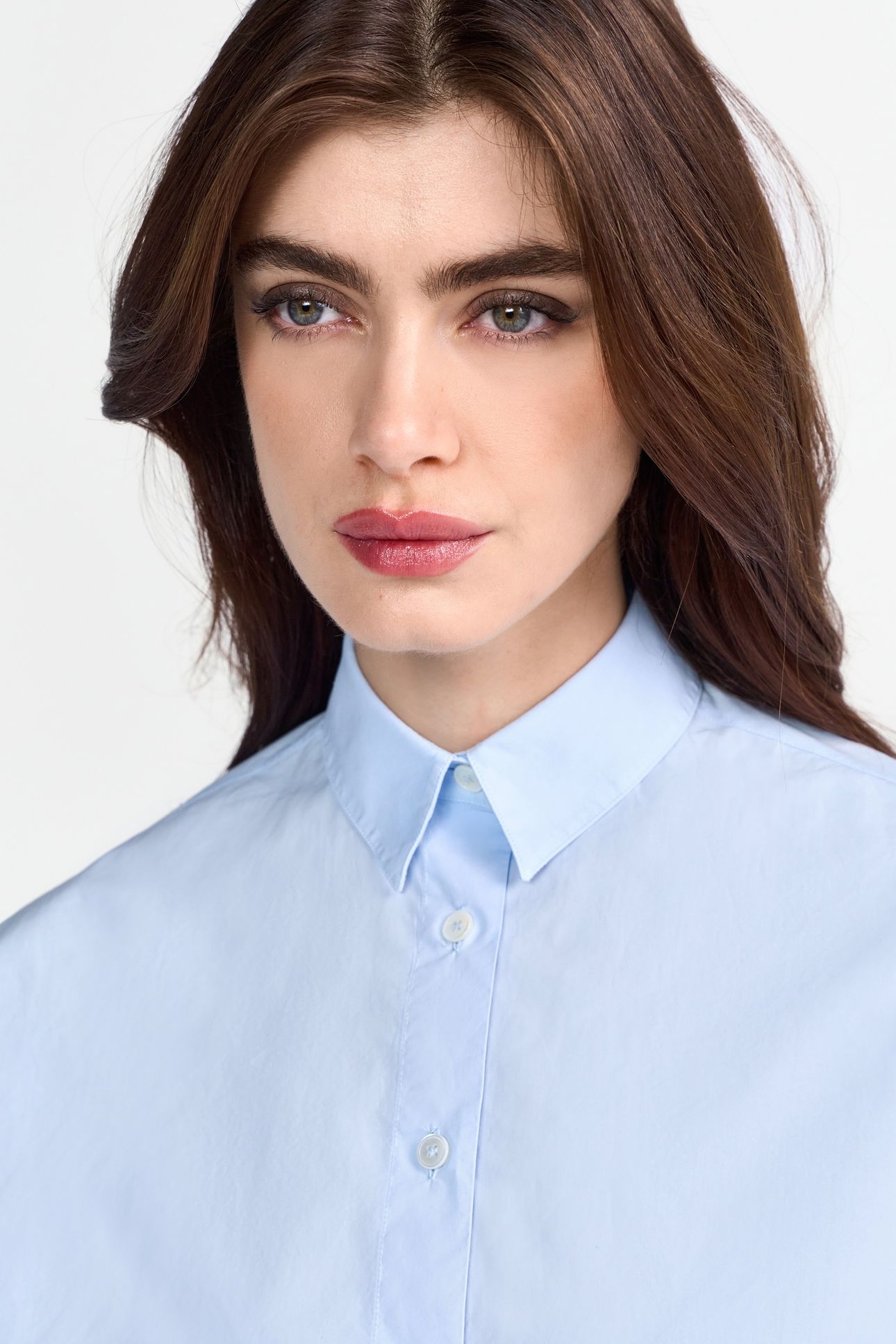 COTTON BLOUSE SKYWAY BLUE 5