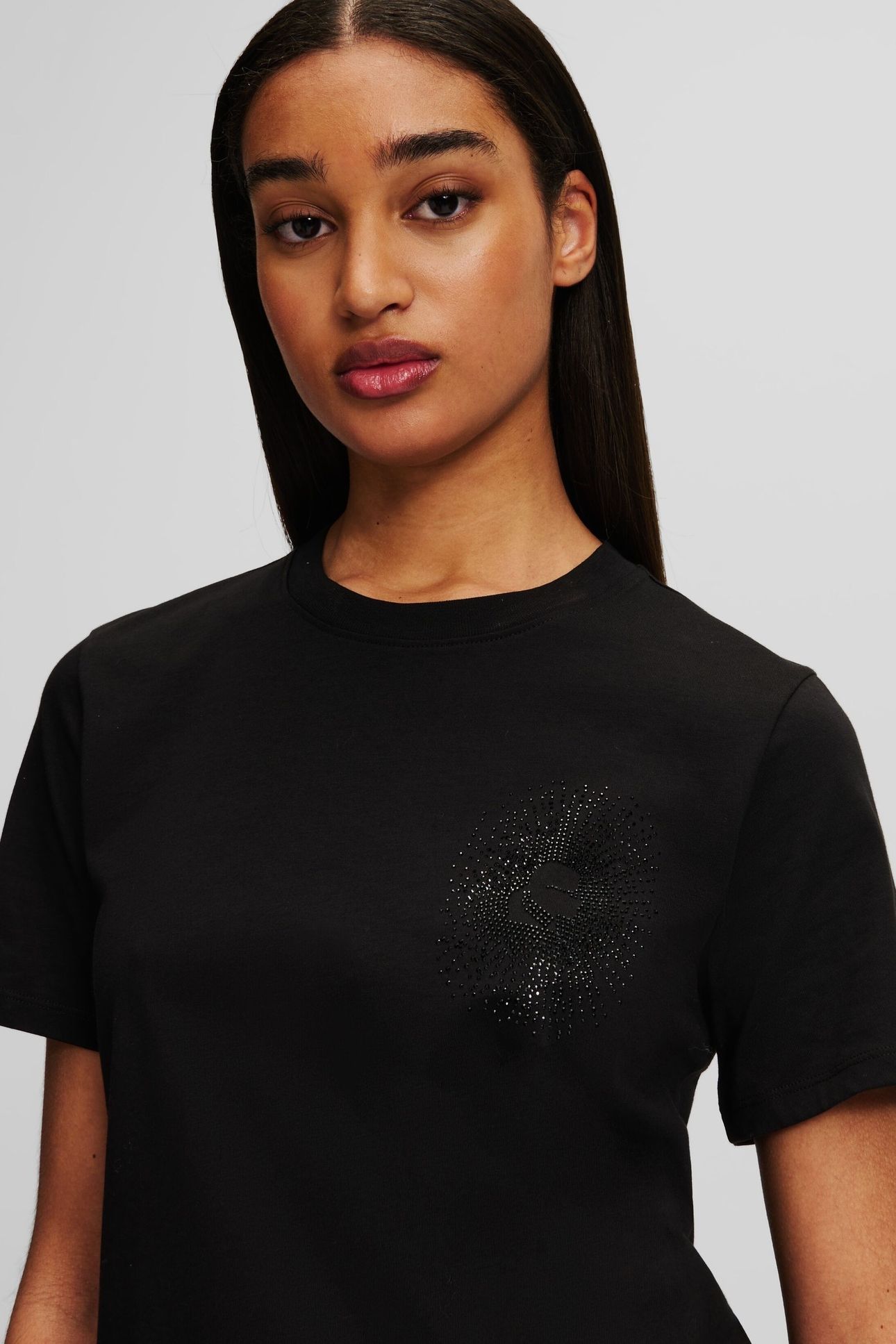 KAMEO RHINESTONE T-SHIRT BLACK 4