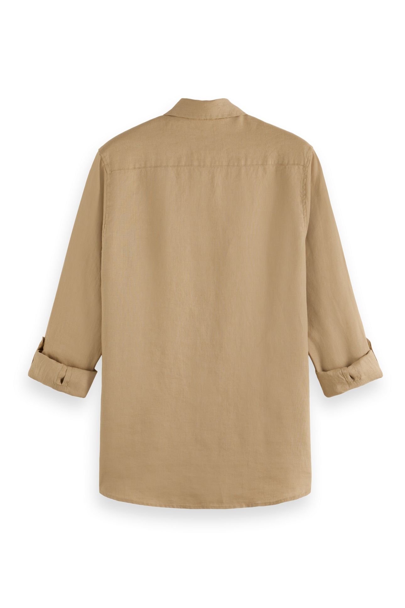 REGULAR-FIT LINEN SHIRT TANNIN 3