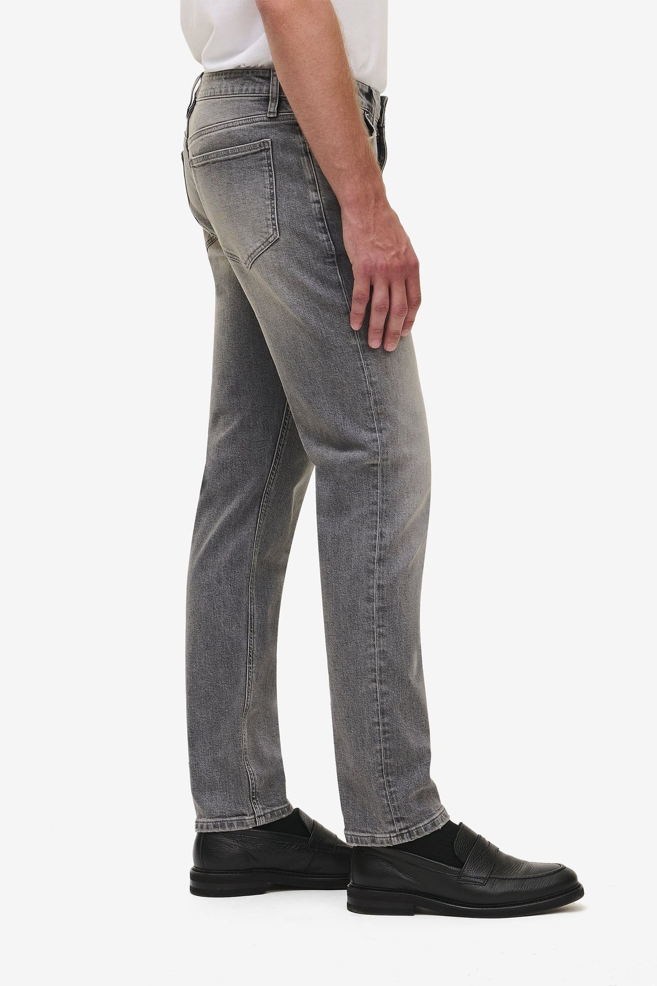 YAMANE MIDWEIGHT COTTON-STRETCH GREY 3