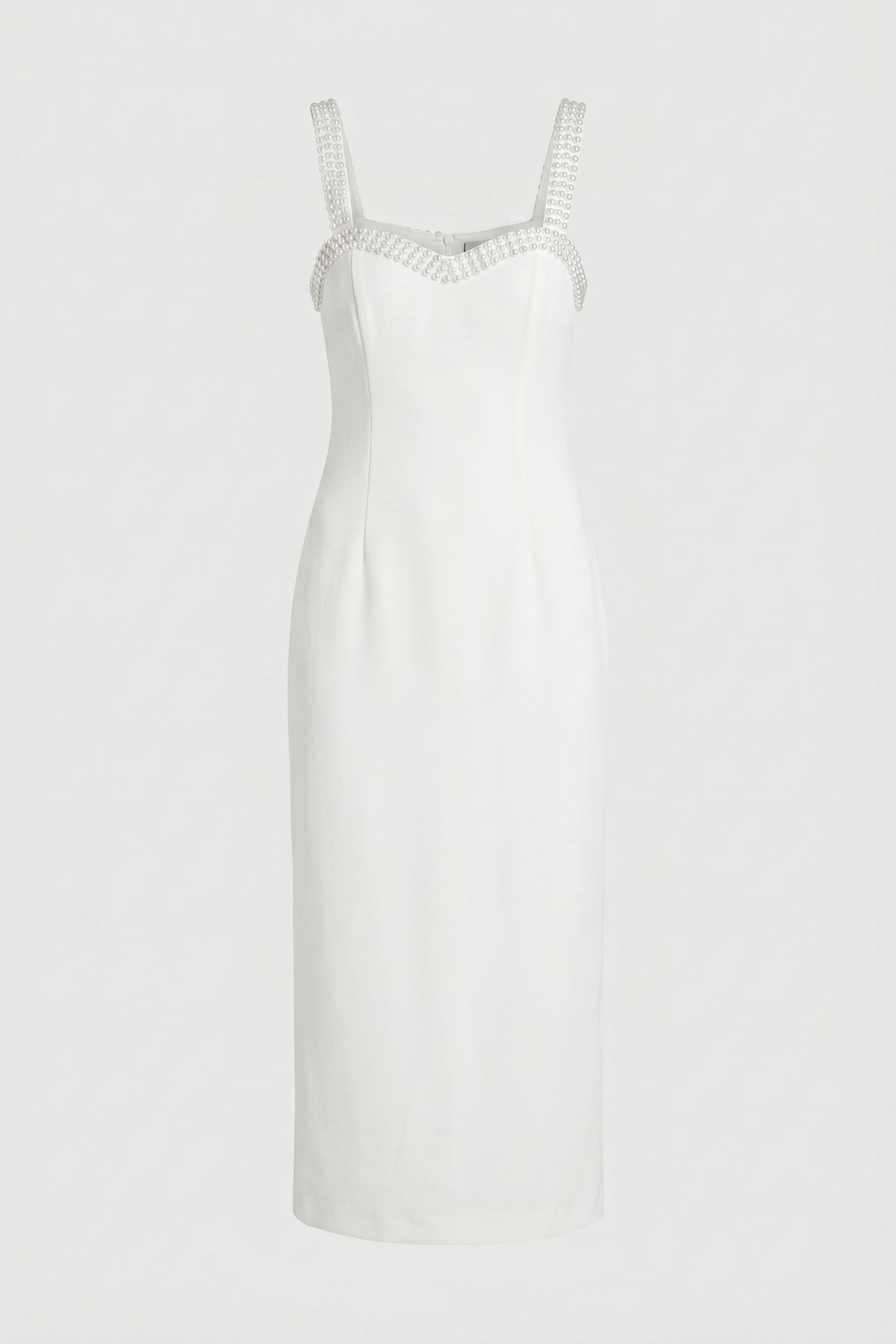 PEARL MIDI DRESS WHITE 5