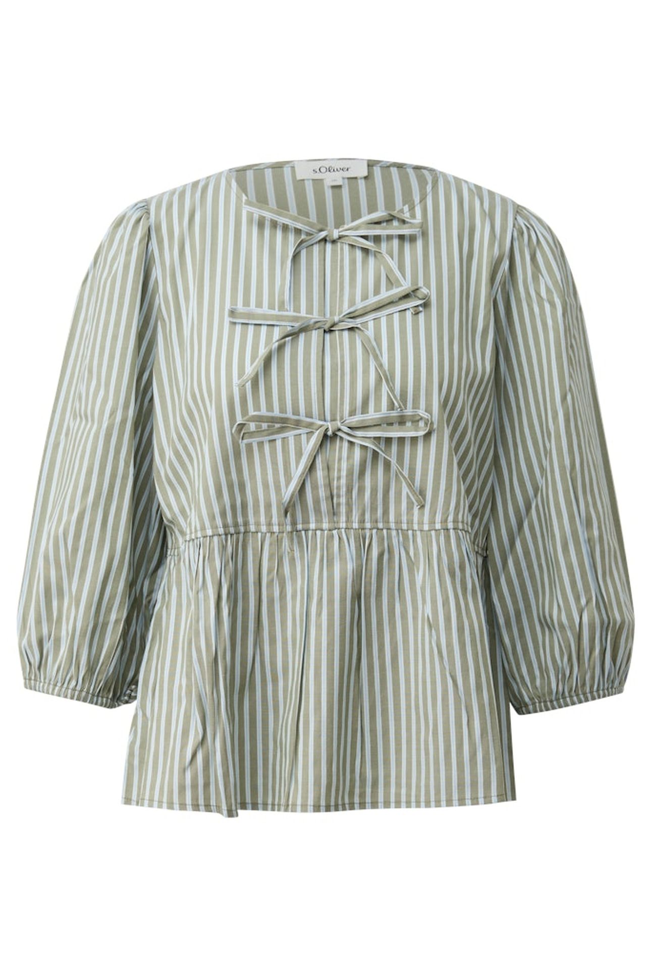 S.OLIVER BLOUSES ARMY GREEN 1