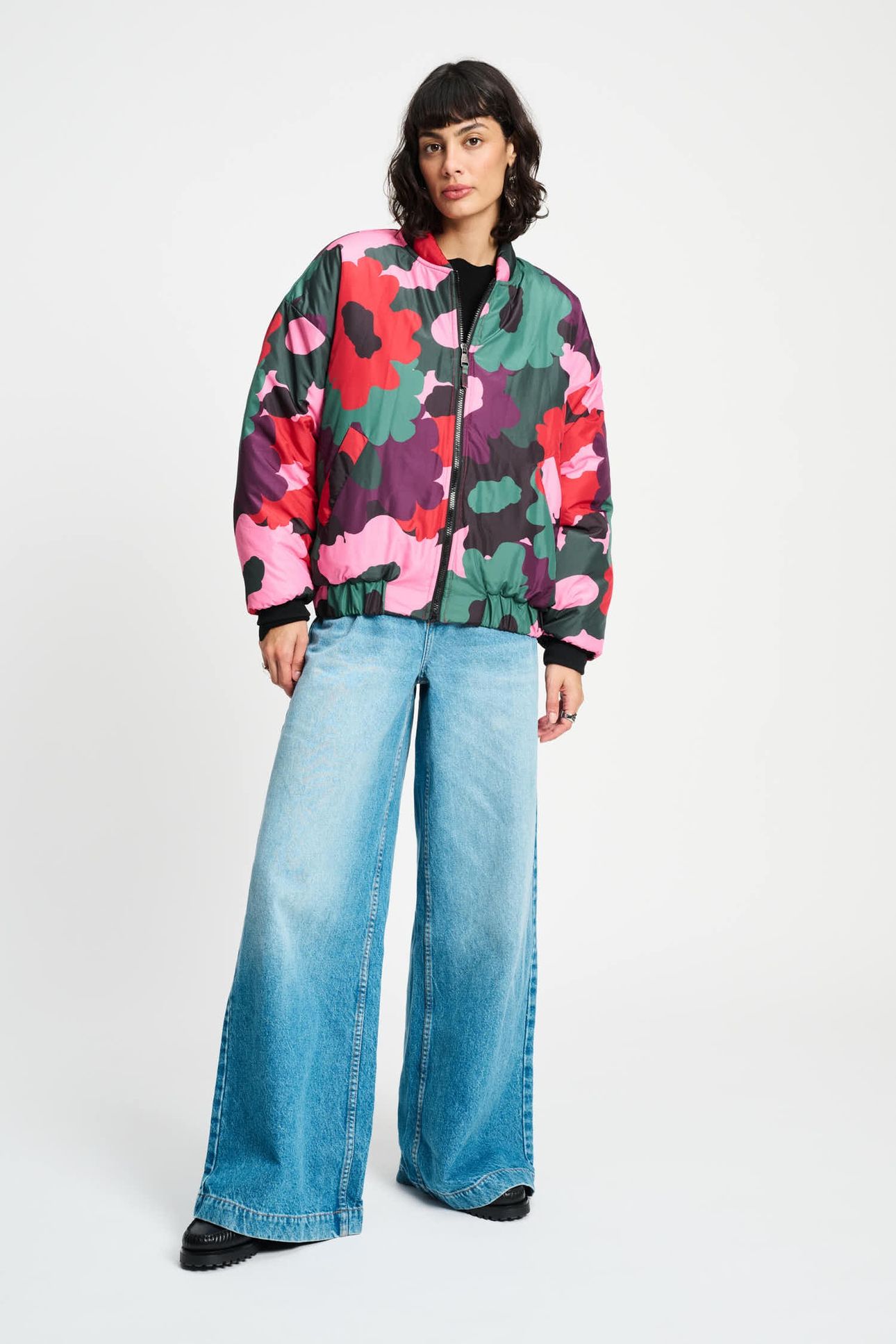 COAT - ABSTRACT FLOWER 1