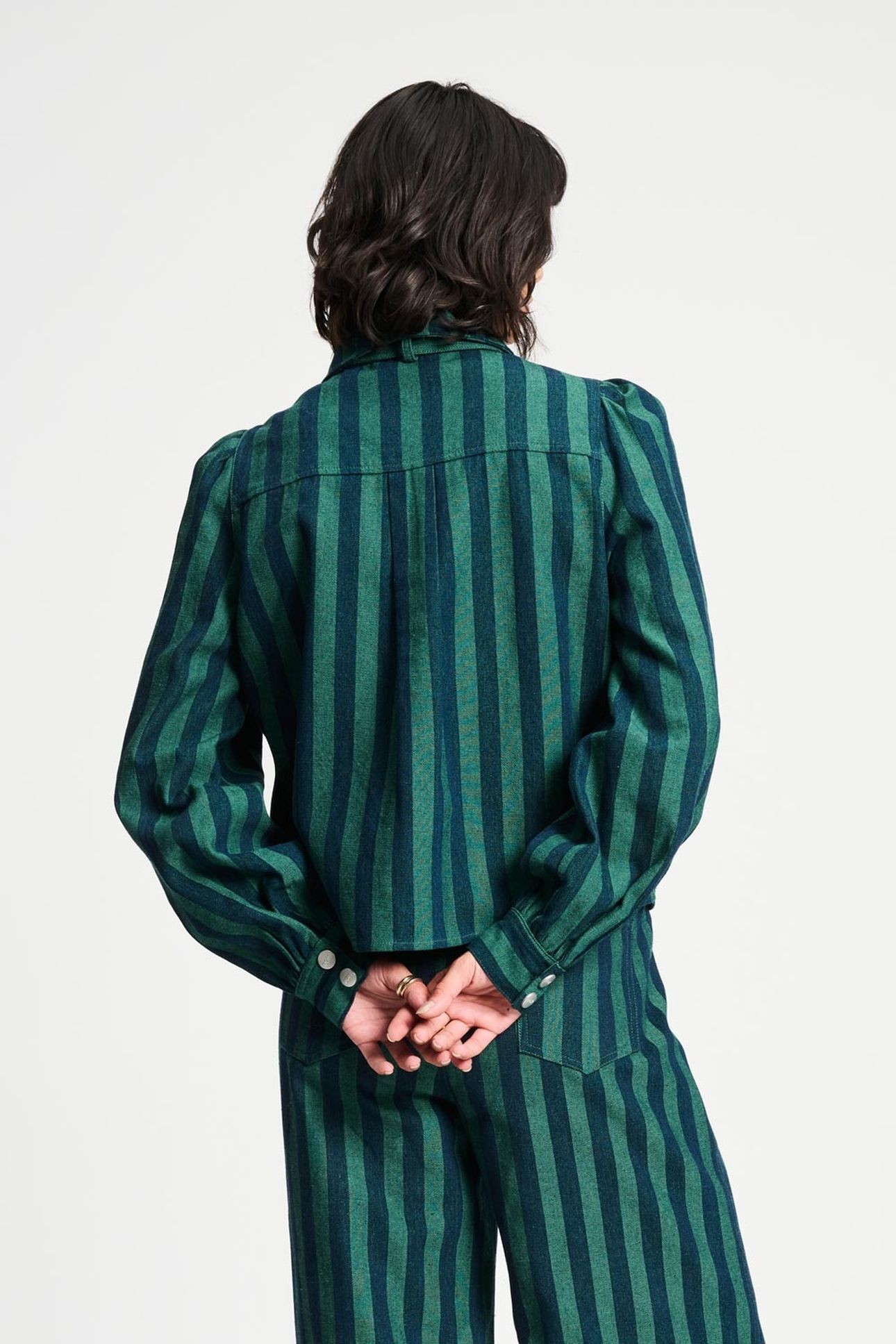 BLOUSE - DENIM STRIPED 5