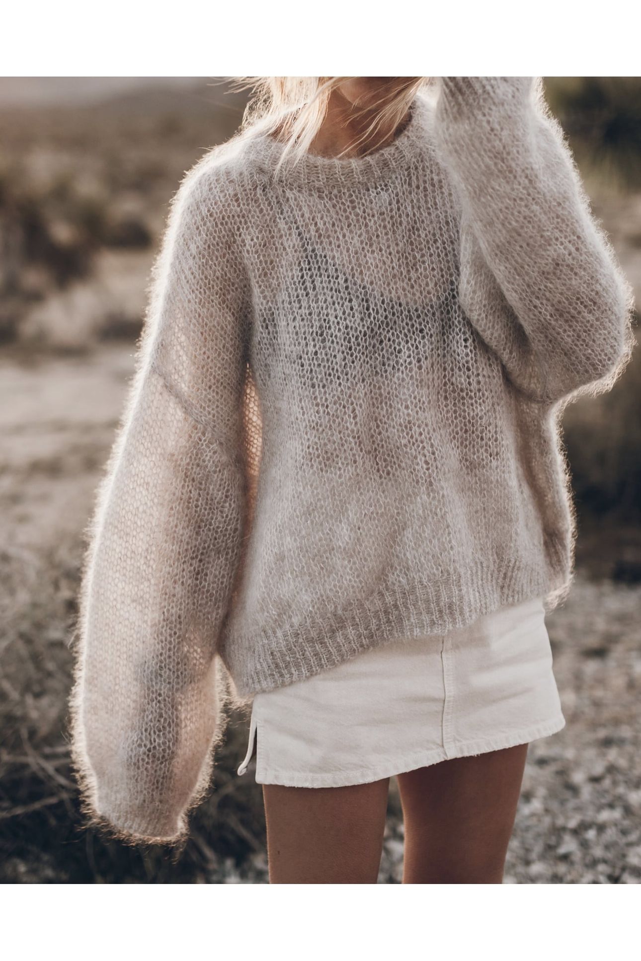 THE SAND RELAXED FINE KNITTED SWEATER 1