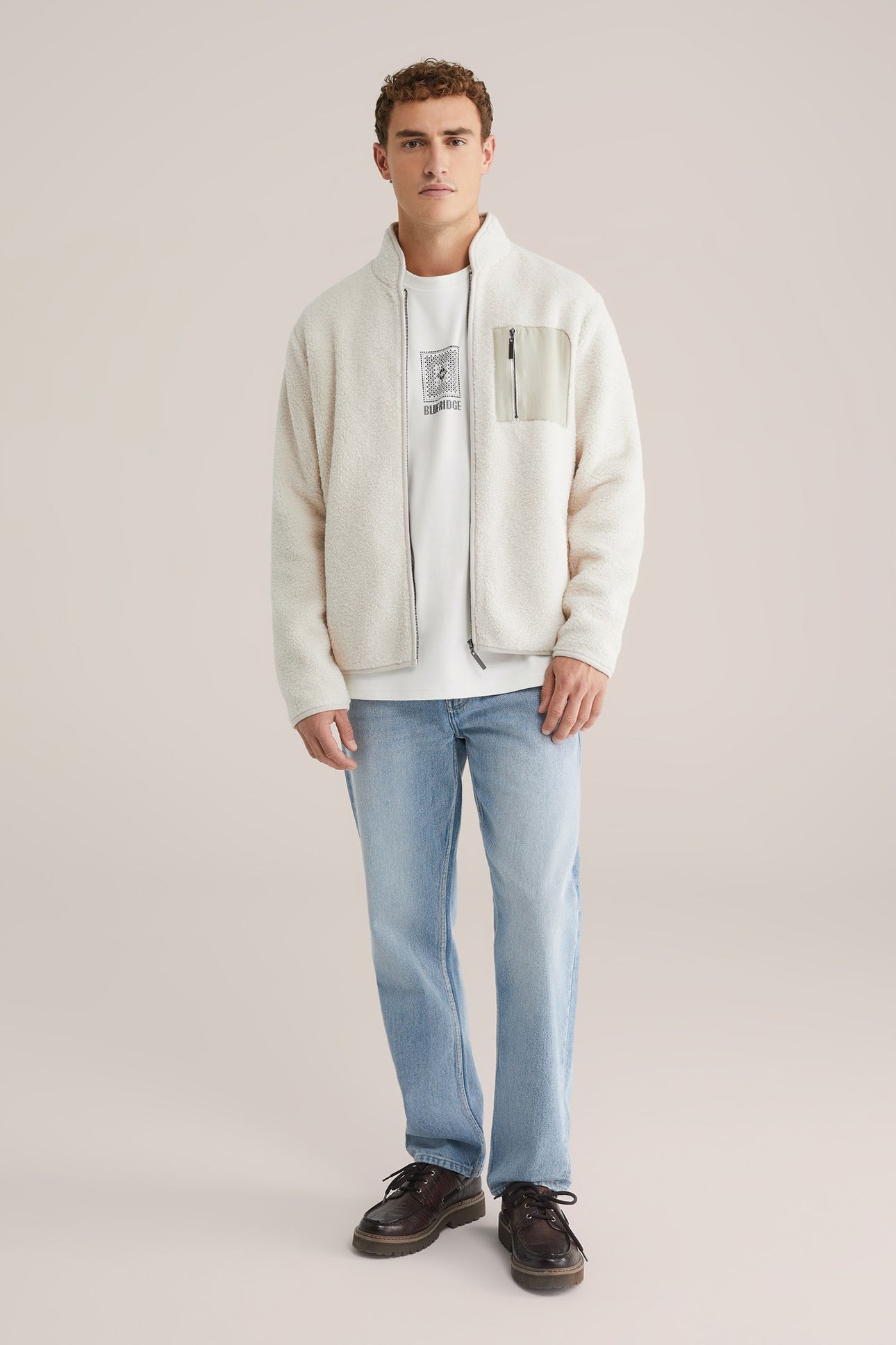 CARDIGAN WITH ZIPPER OFF-WHITE 2