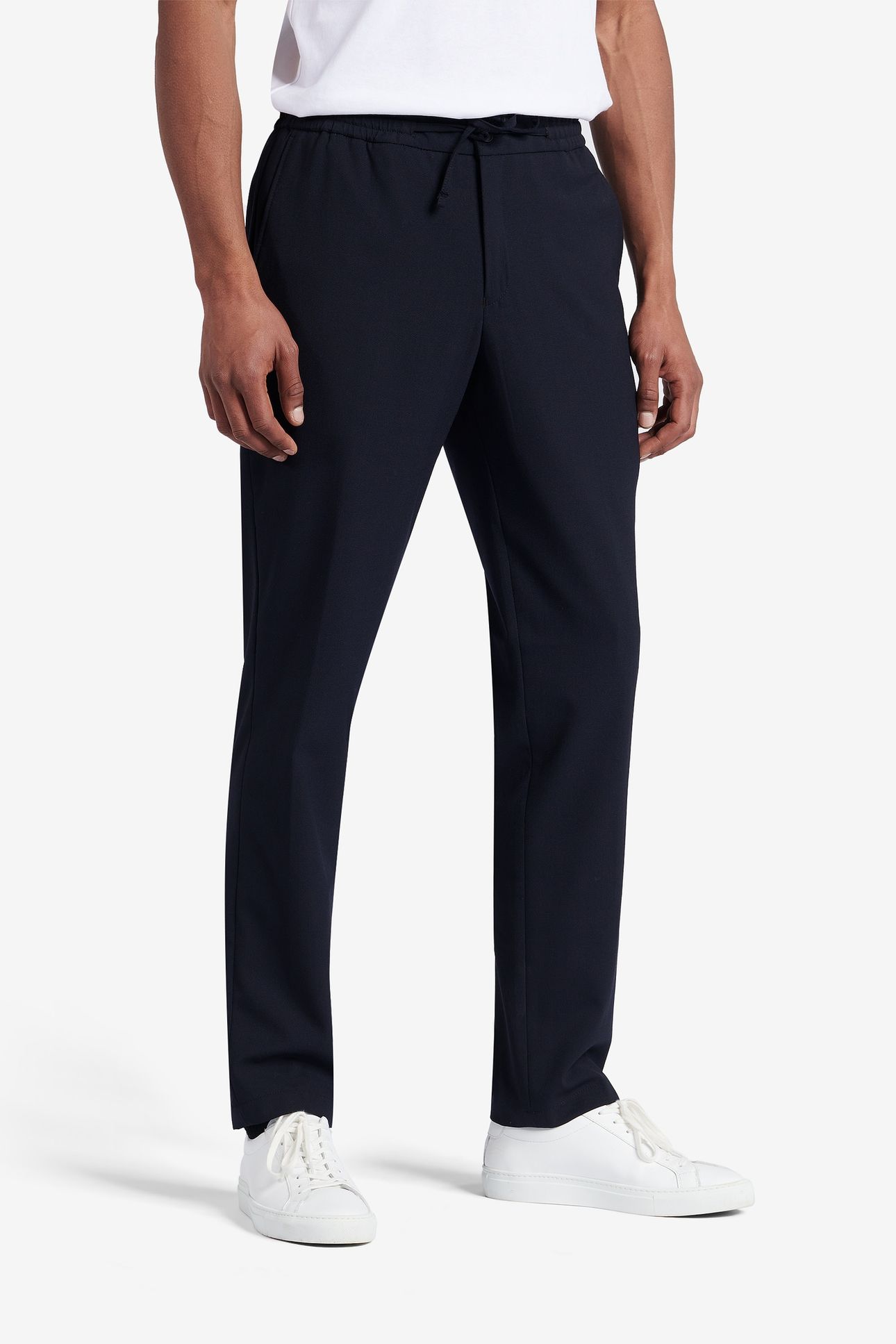 MONTREAL WASHABLE FLANNEL WOOL-STRETCH NAVY 2