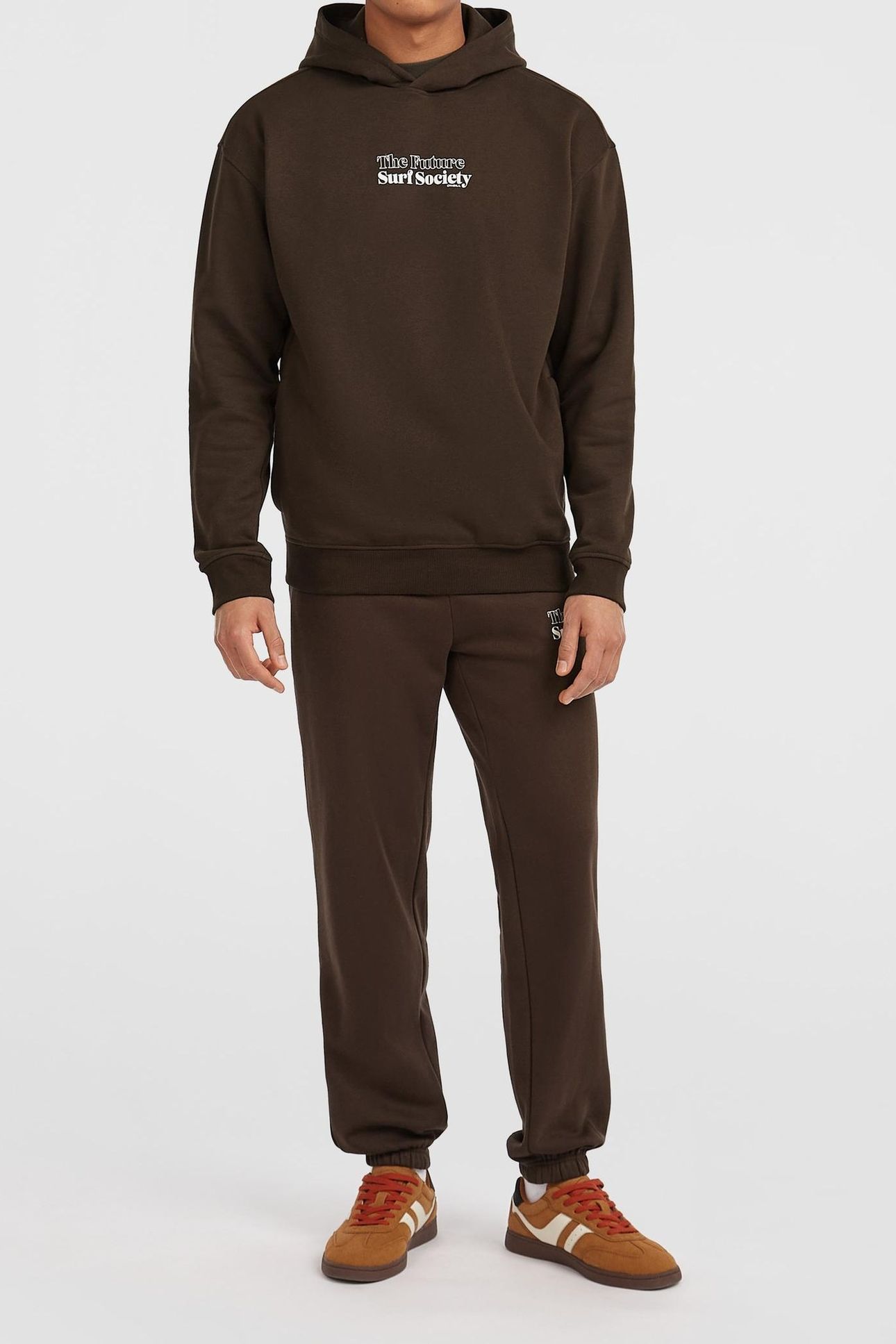 THE FUTURE SURF SOCIETY HOODIE COFFEE BEAN 2