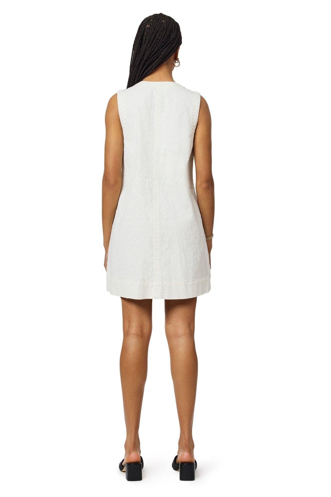 A LINE DRESS ANTIQUE WHITE 3