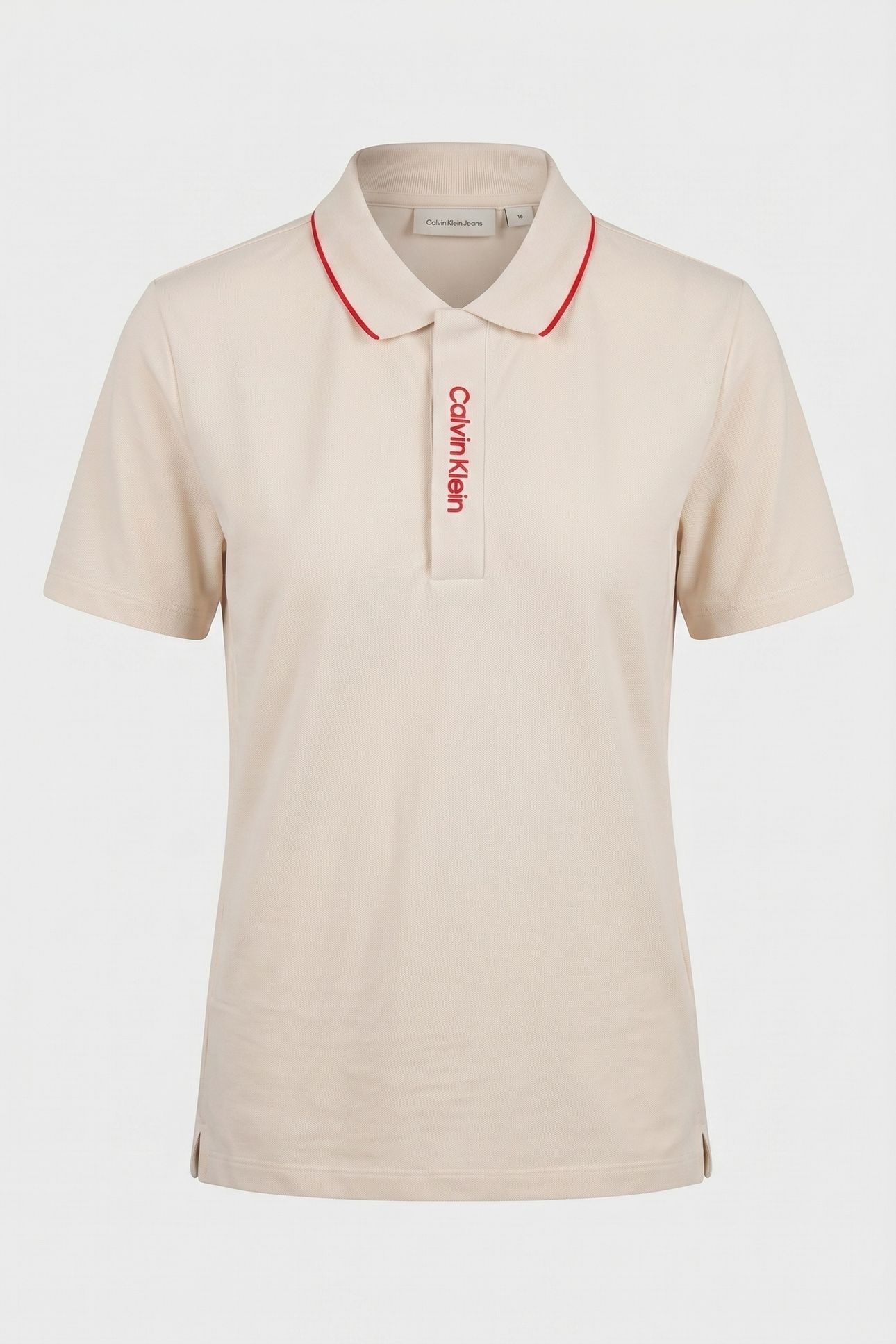 BOYS EMBROIDERY CK LOGO PIQUE POLO WHITECAP GRAY 2