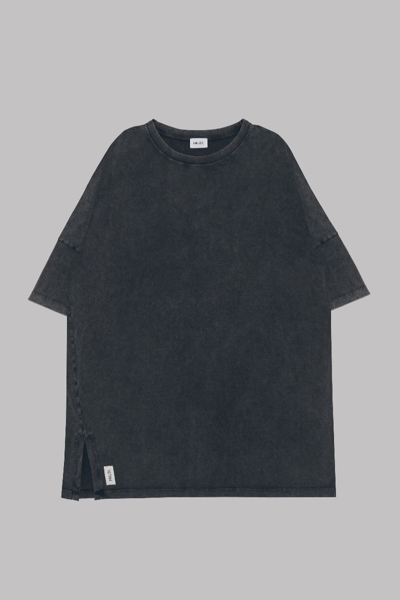 THE DARK FADED SHORT LOOSE T-SHIRT DRESS 3