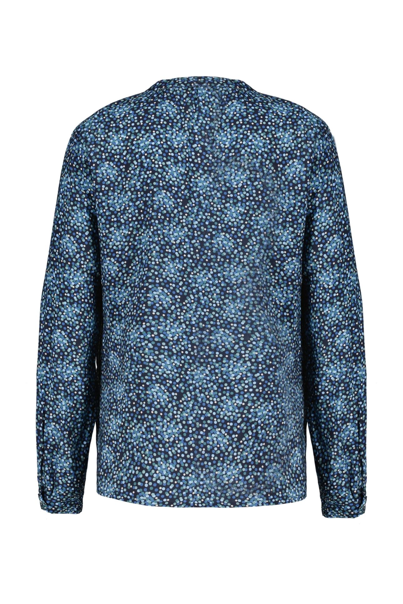 BLOUSE TYLA DARK BLUE FUJI XS PRINT 10
