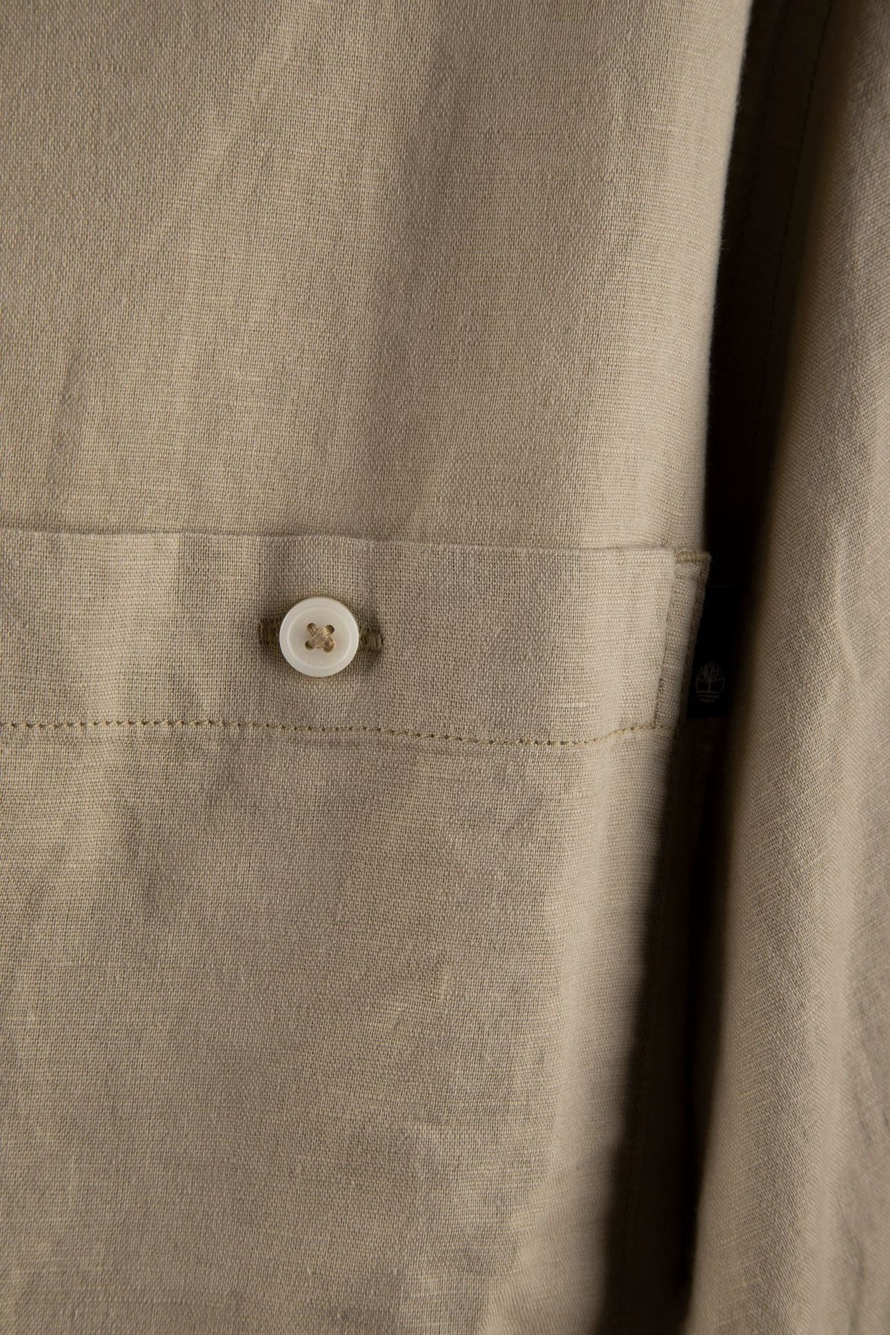 COTTON/LINEN POCKET LS SHIRT LEMON PEPPER 6