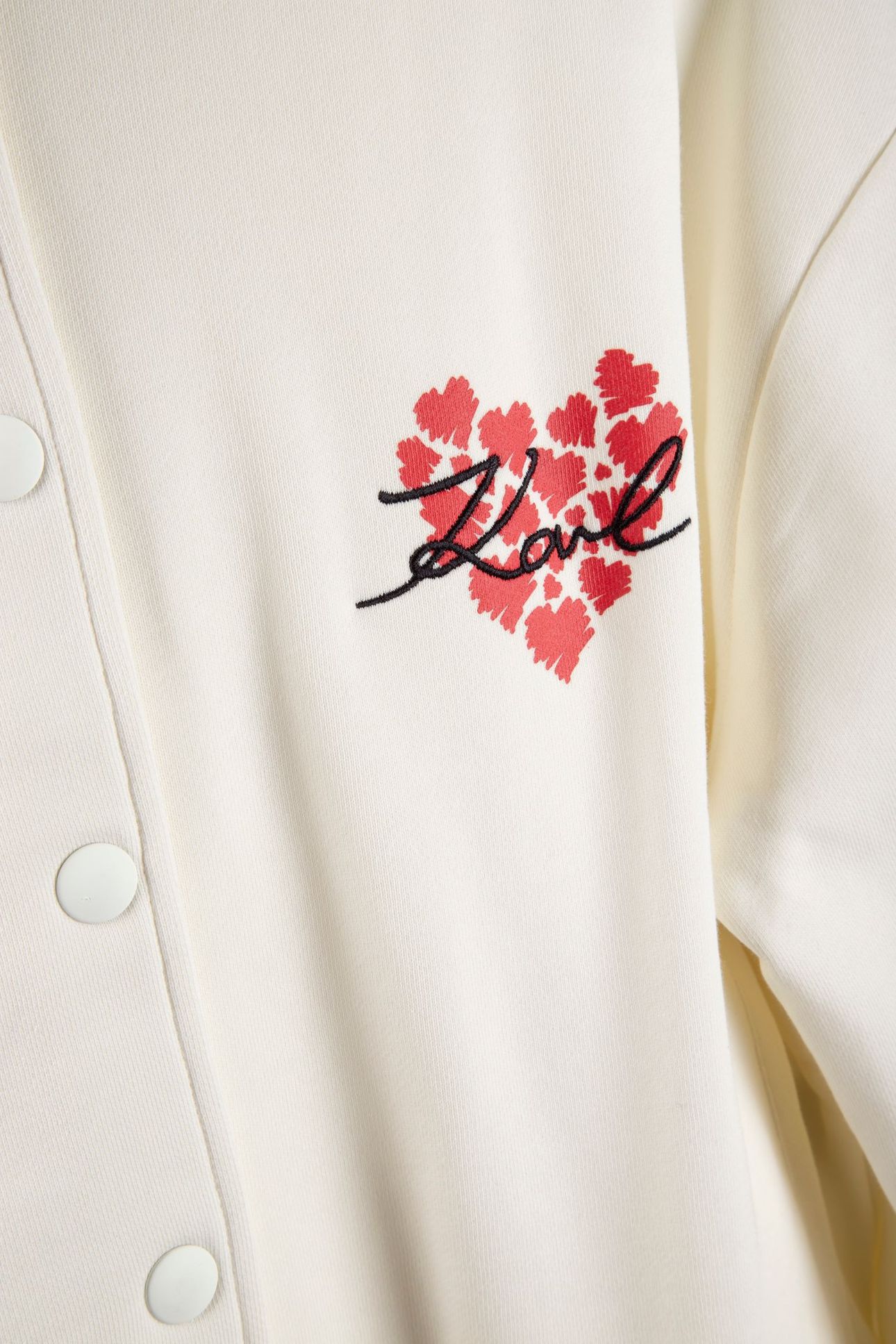 HEARTS SWEAT BOMBER CANNOLI CREAM 6