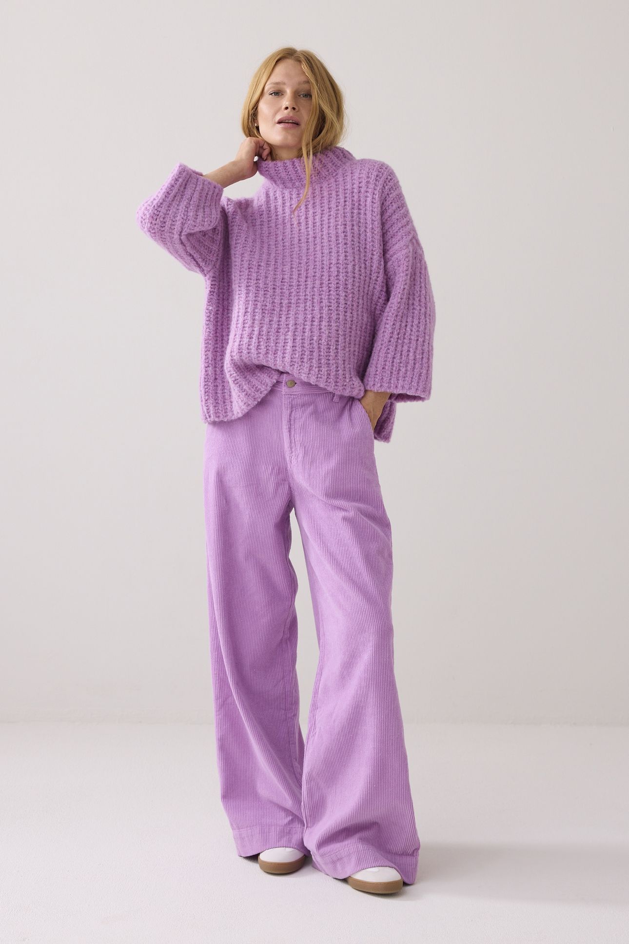 FLARE FLUID STRETCH CORD SHEER VIOLET 1