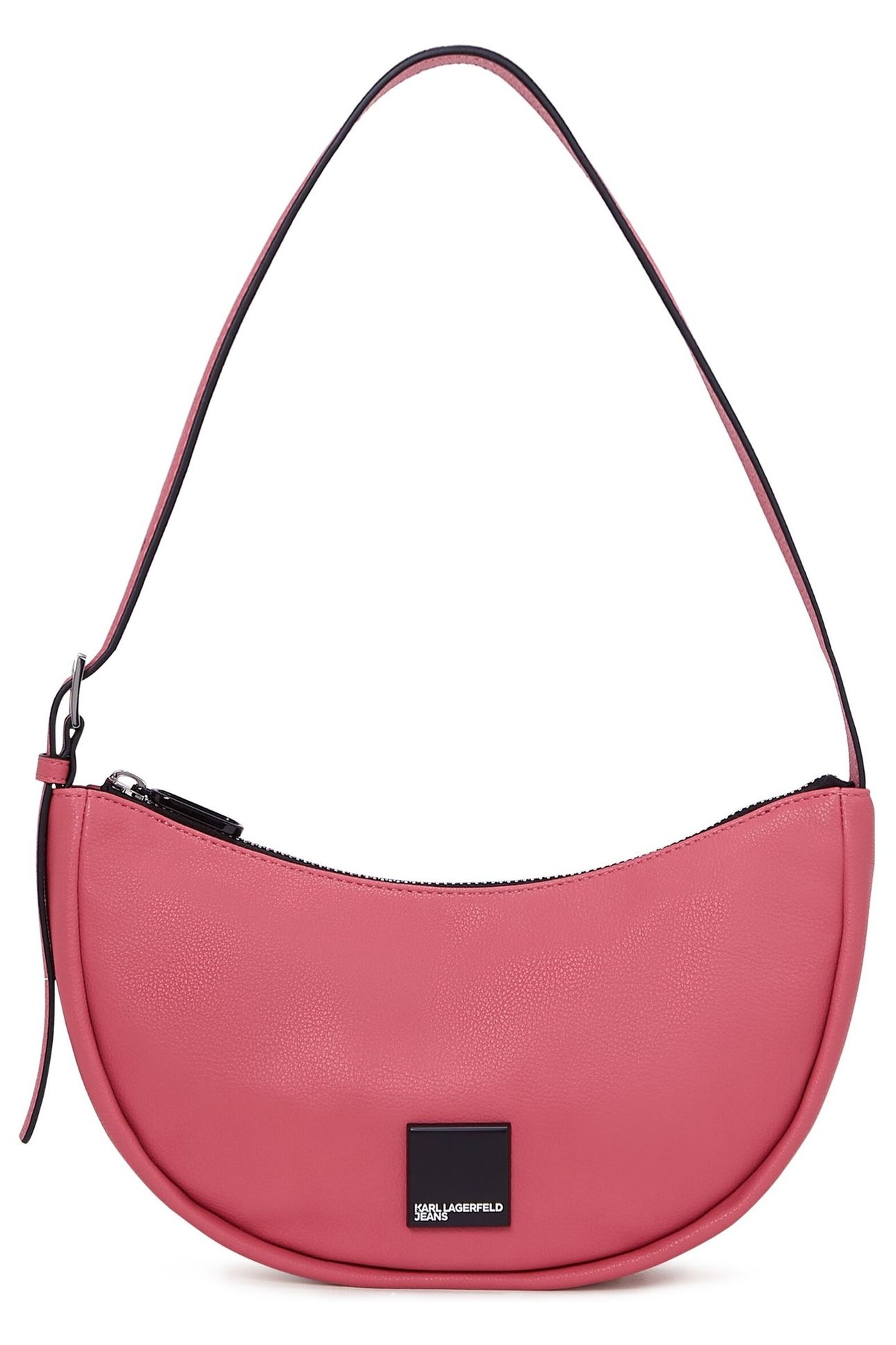 BOX LOGO SOFT HALFMOON BAG SLATE ROSE 3