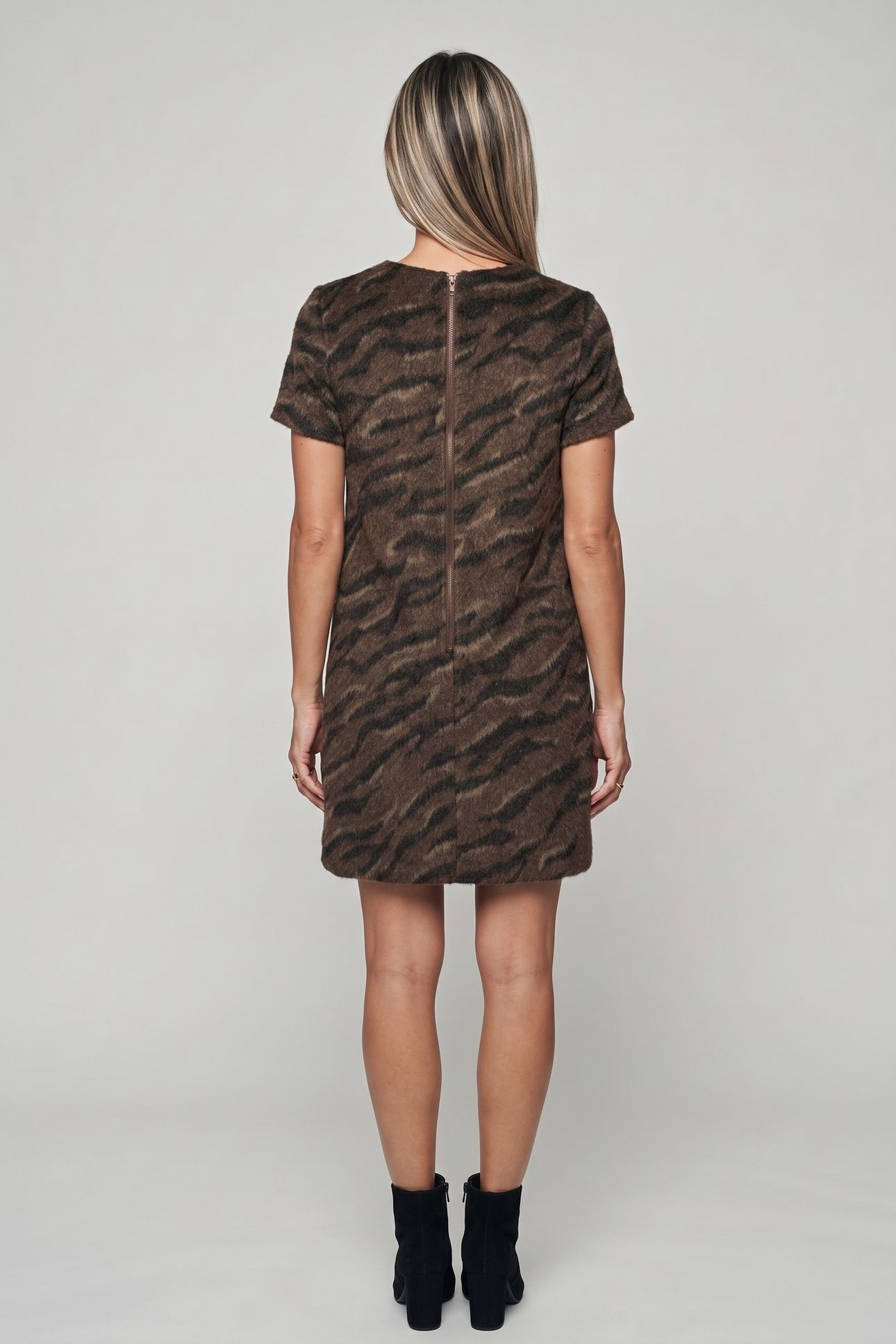 ETIENNA DRESS BROWN 2