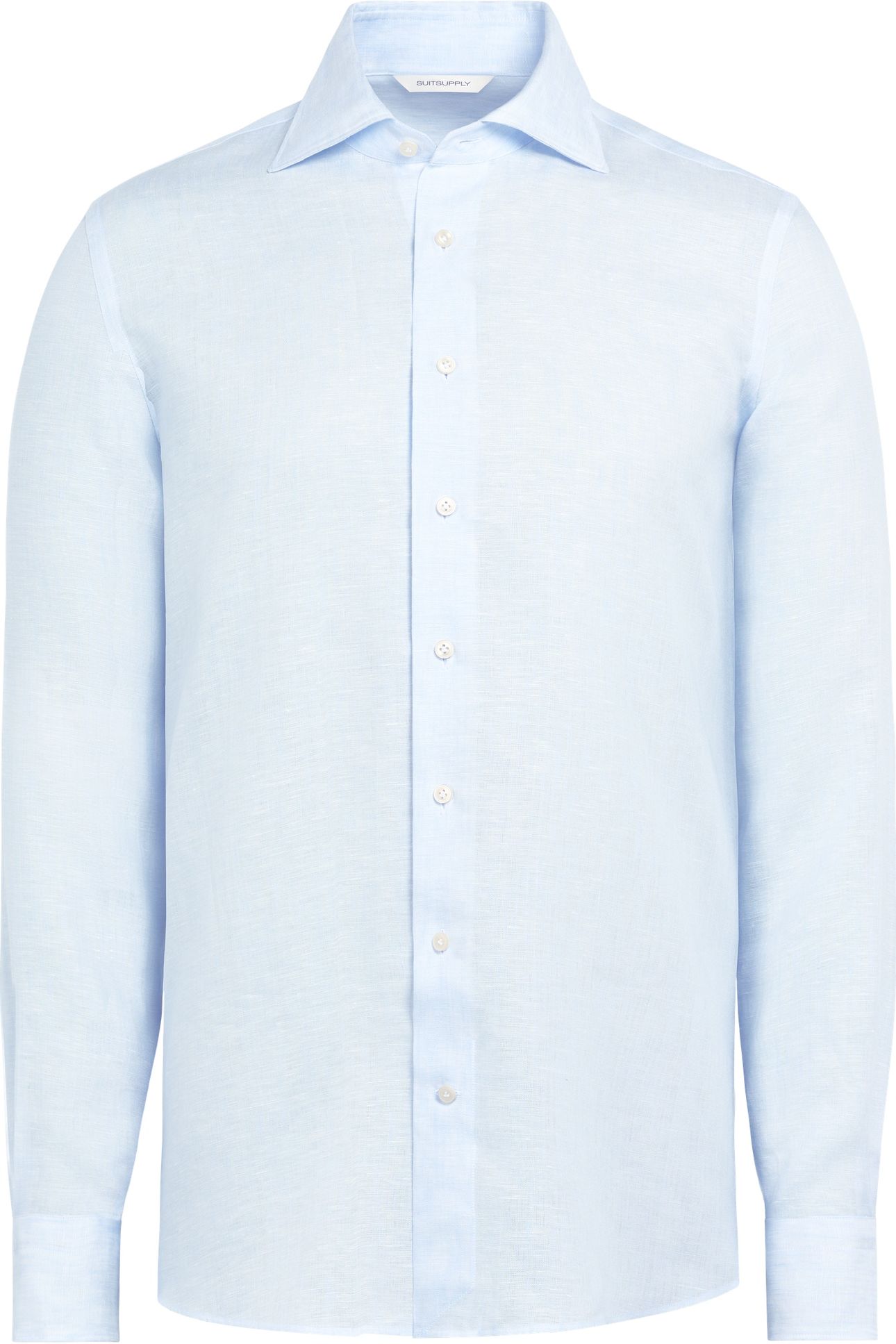 PURE LINEN CASUAL SHIRTS LIGHT BLUE 7