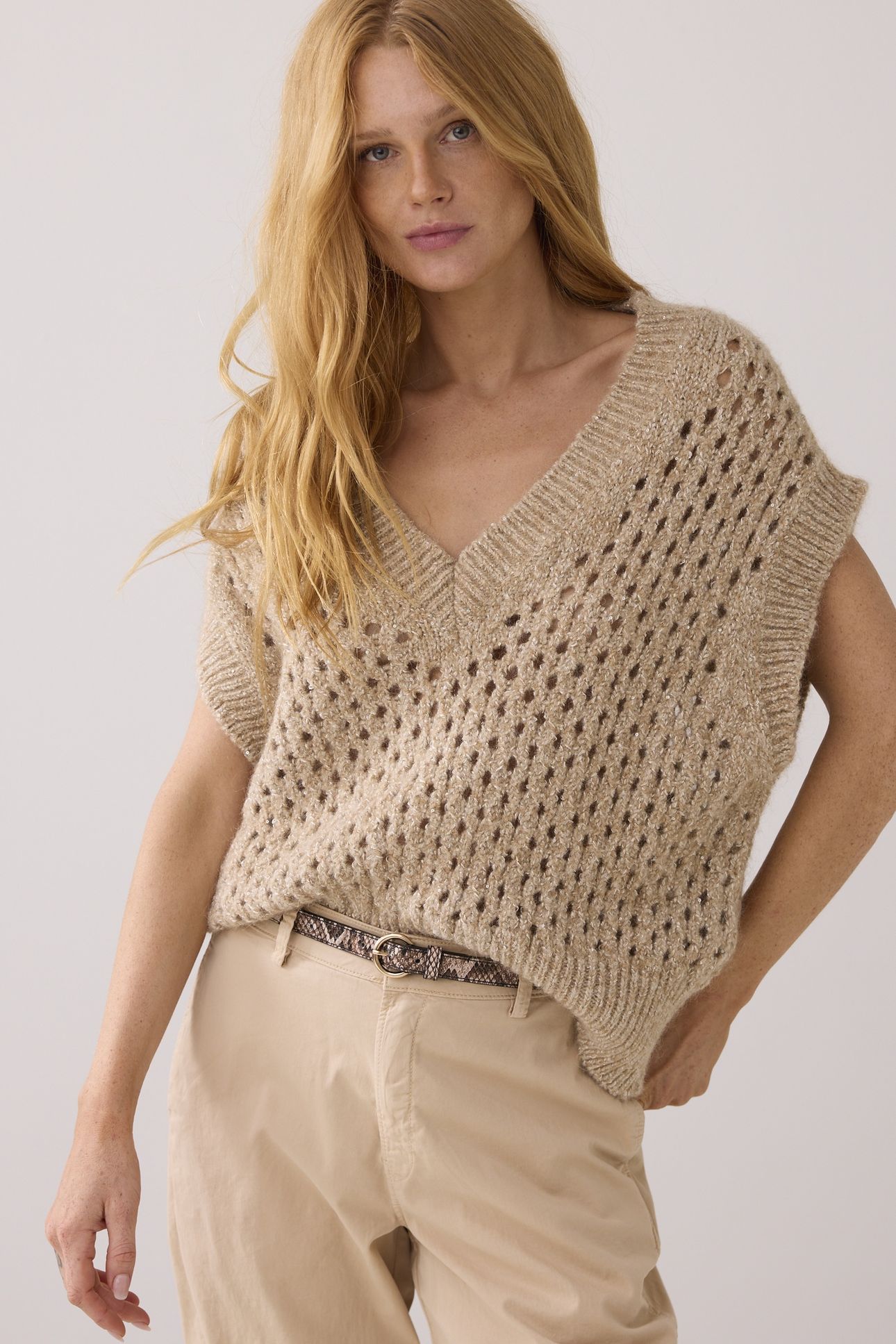 OVERSIZED SPENCER SEQUIN MOHAIR BLEND KNIT ALPACA 2
