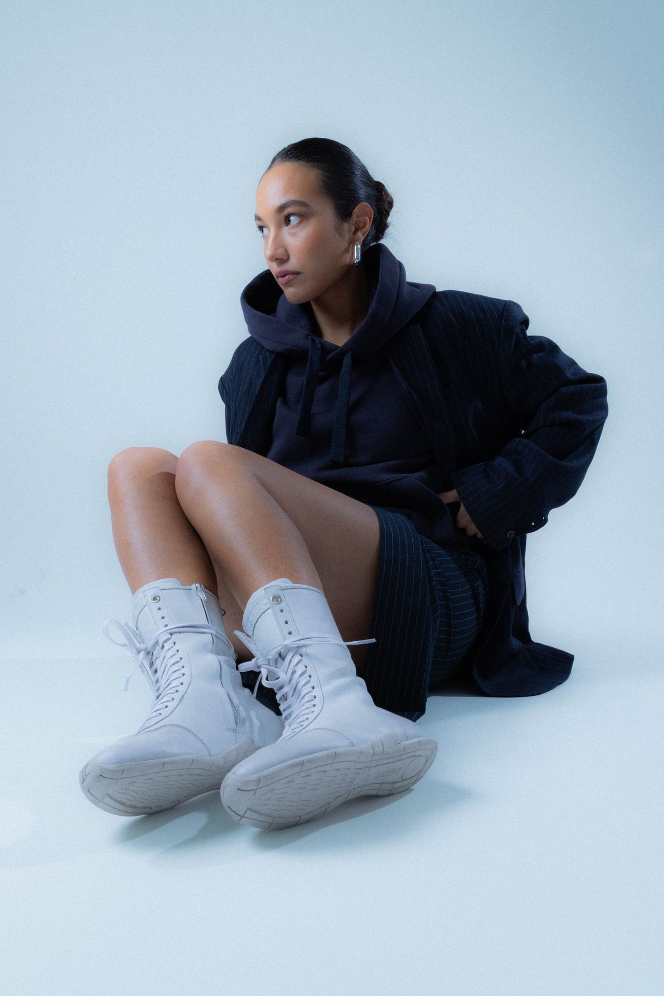 MYR-AA ANKLE BOOT OFF WHITE 5