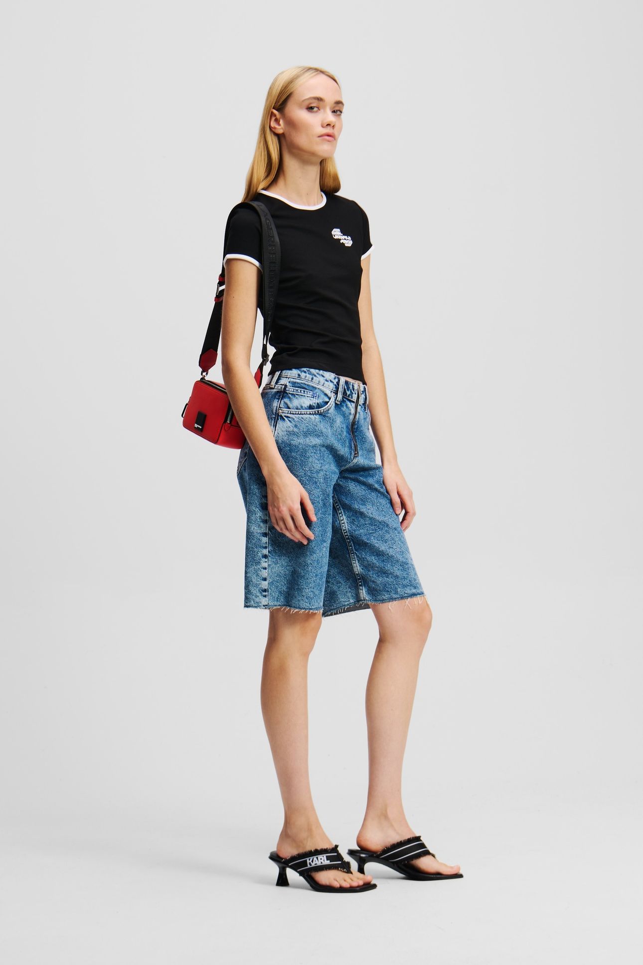 KLJ CAP SLEEVE TOP BLACK 5