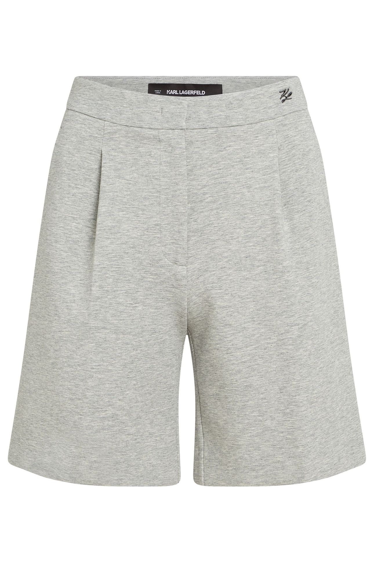 DOUBLE JERSEY SHORTS LIGHT GREY MELANGE 3