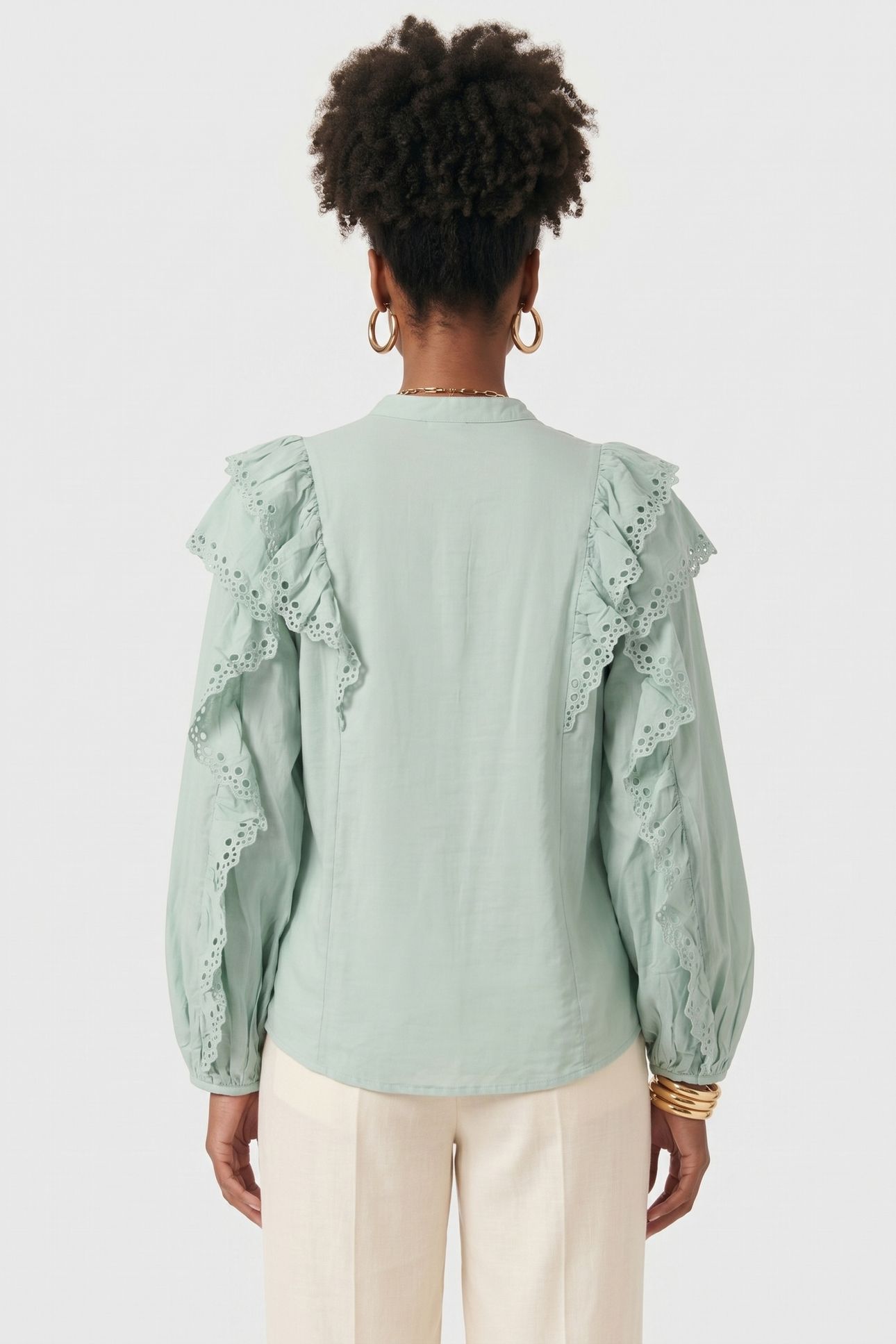 PA ERNESTINE BLOUSE GREEN 2
