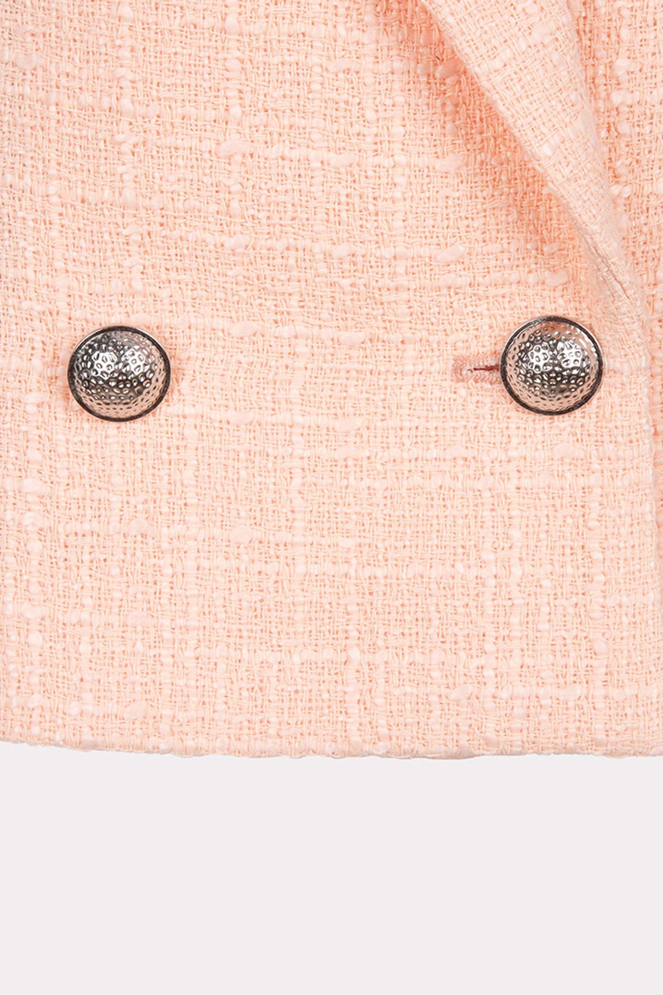BLAZER DOUBLE BREASTED TWEED LIGHT APRICOT 9