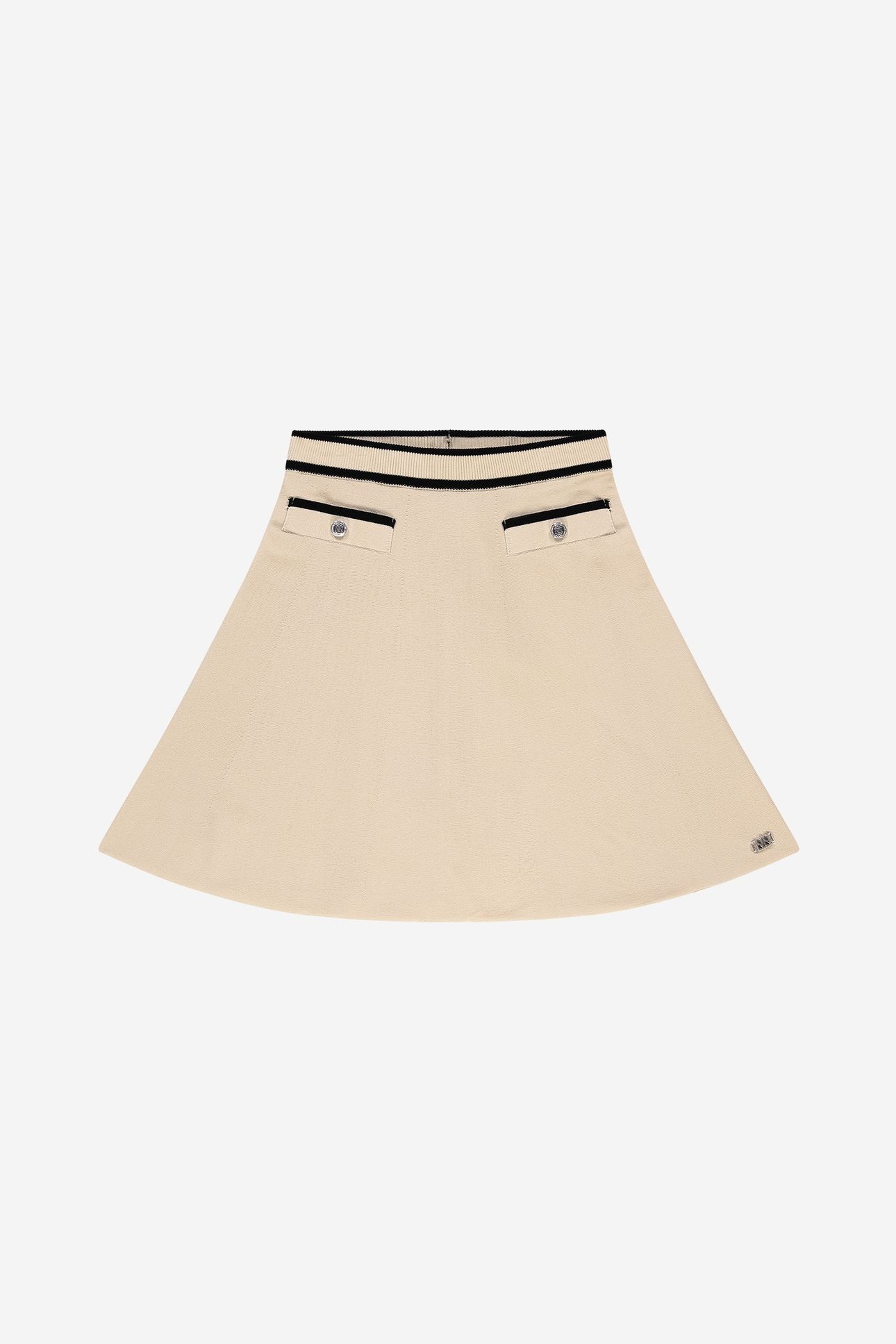 KHLOE SKIRT WOOD ASH/BLACK 2
