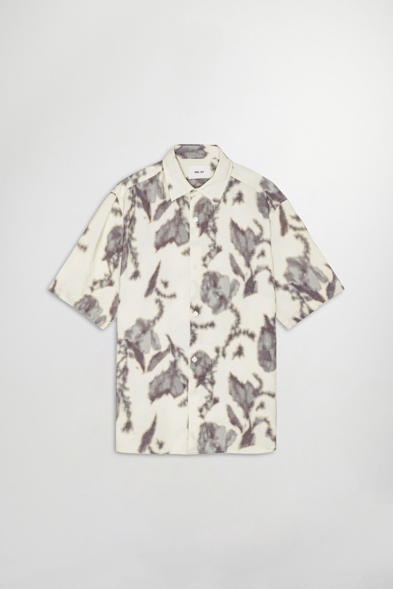 FREDDY SS NO PKT 5971 SHORT SLEEVE ECRU PRINT 4