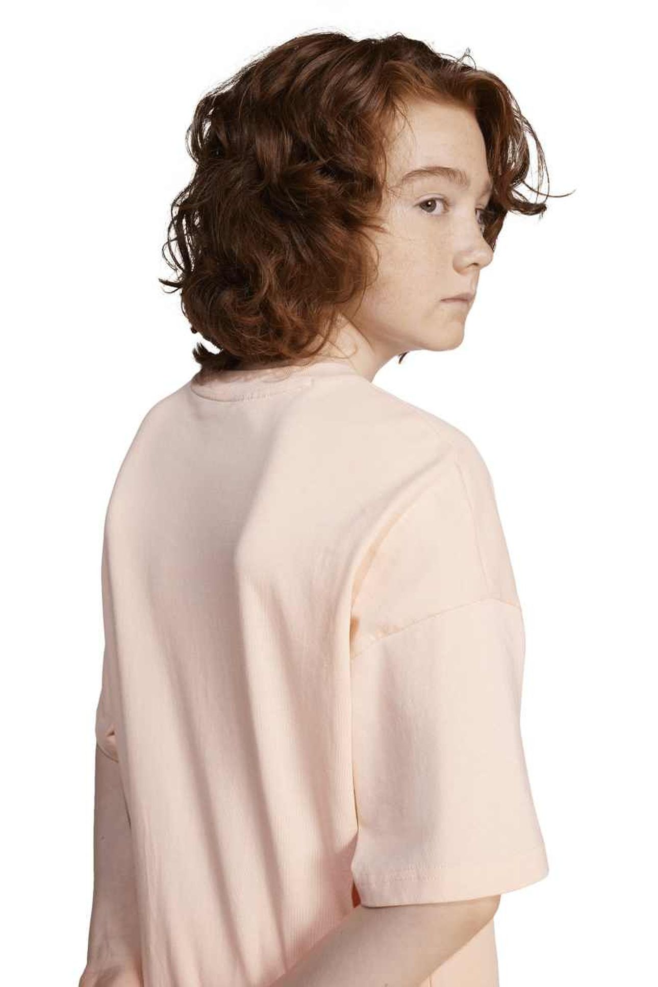 ORIGINALS OVERSIZE TREFOIL TEE BIG LOGO EXECUTION HAZE CORAL 4