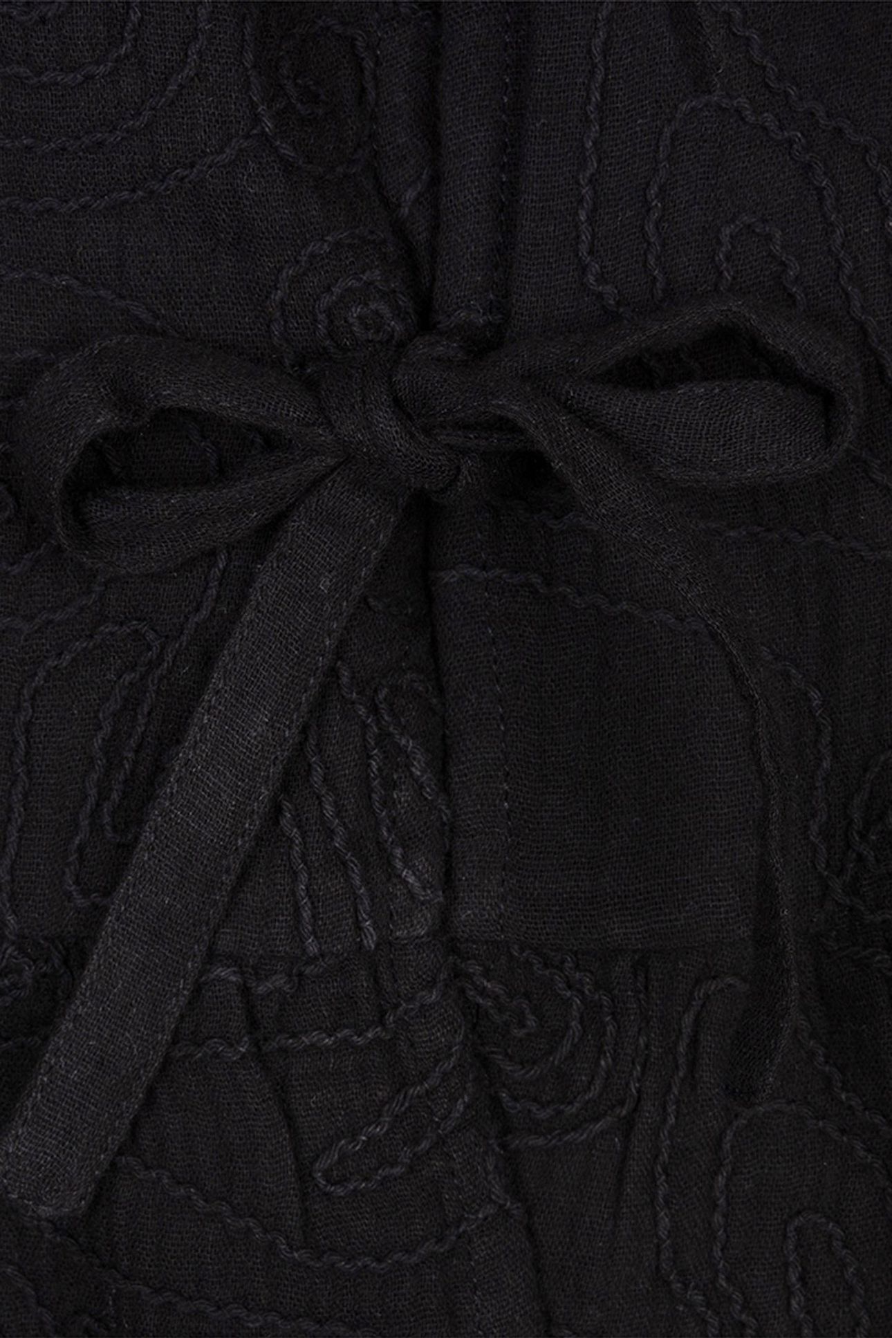 BLOUSE 3D EMBROIDERY BLACK 7
