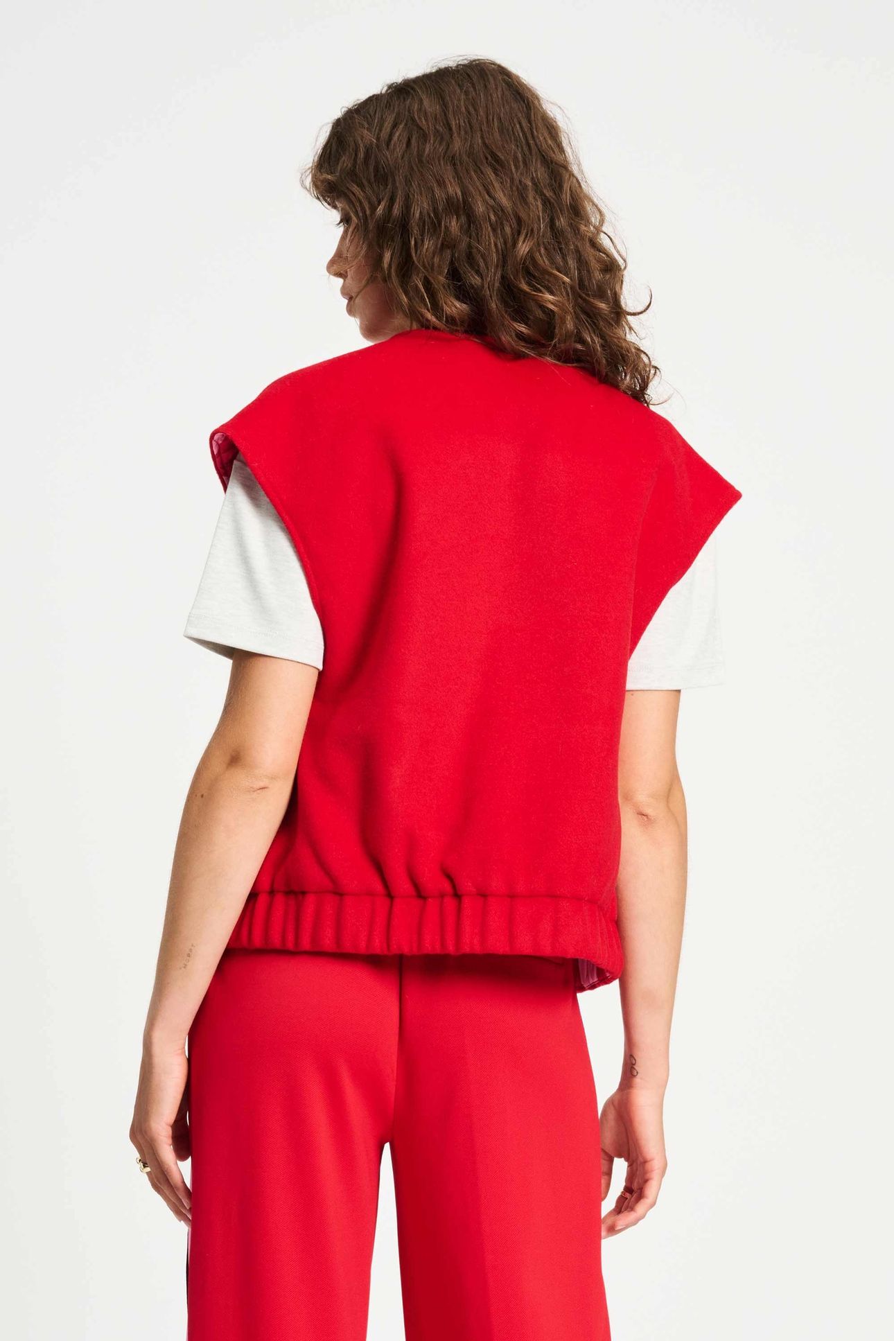 GILET - BASEBALL CHILI RED 2
