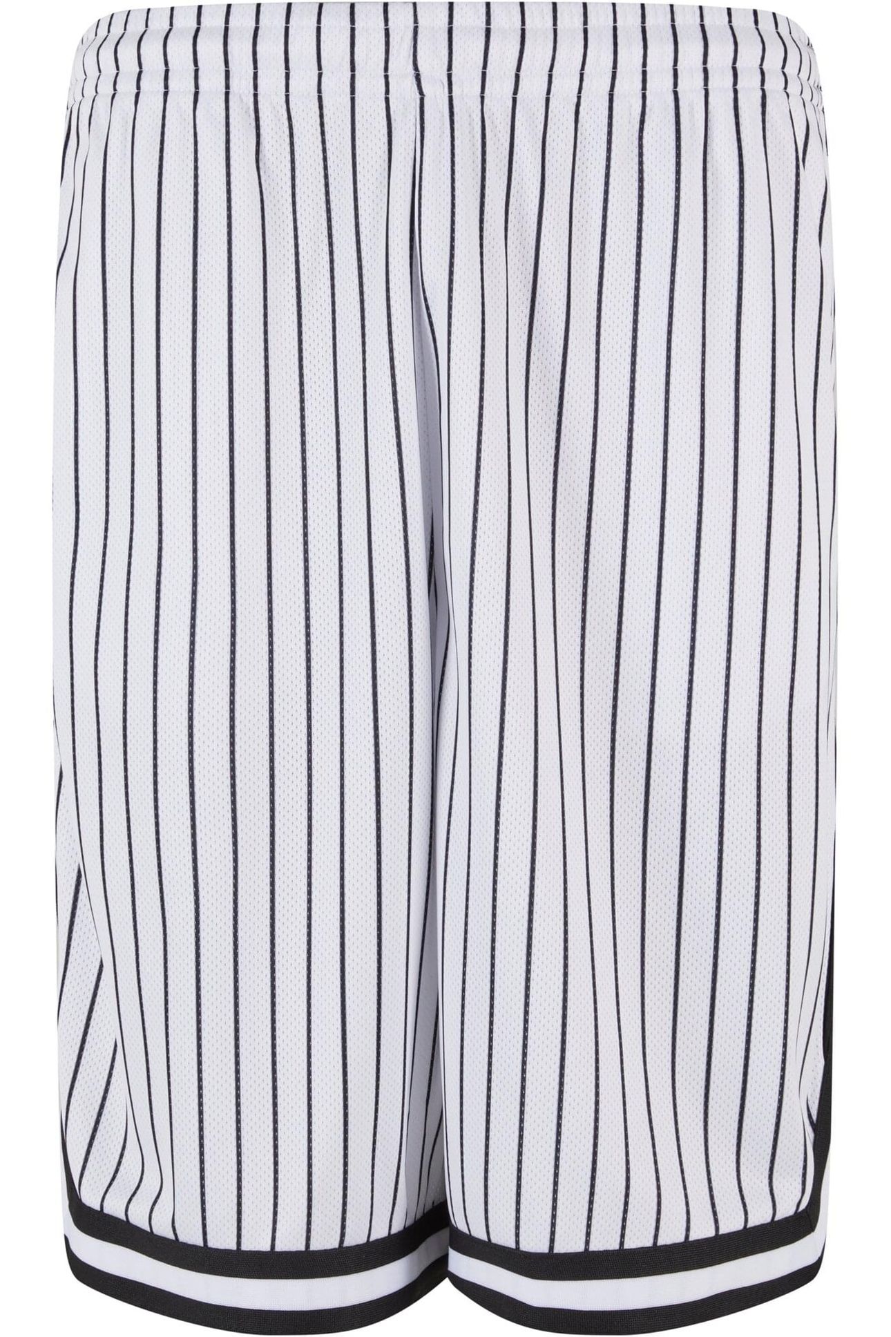STRIPED MESH SHORTS WHITE/BLACK 5