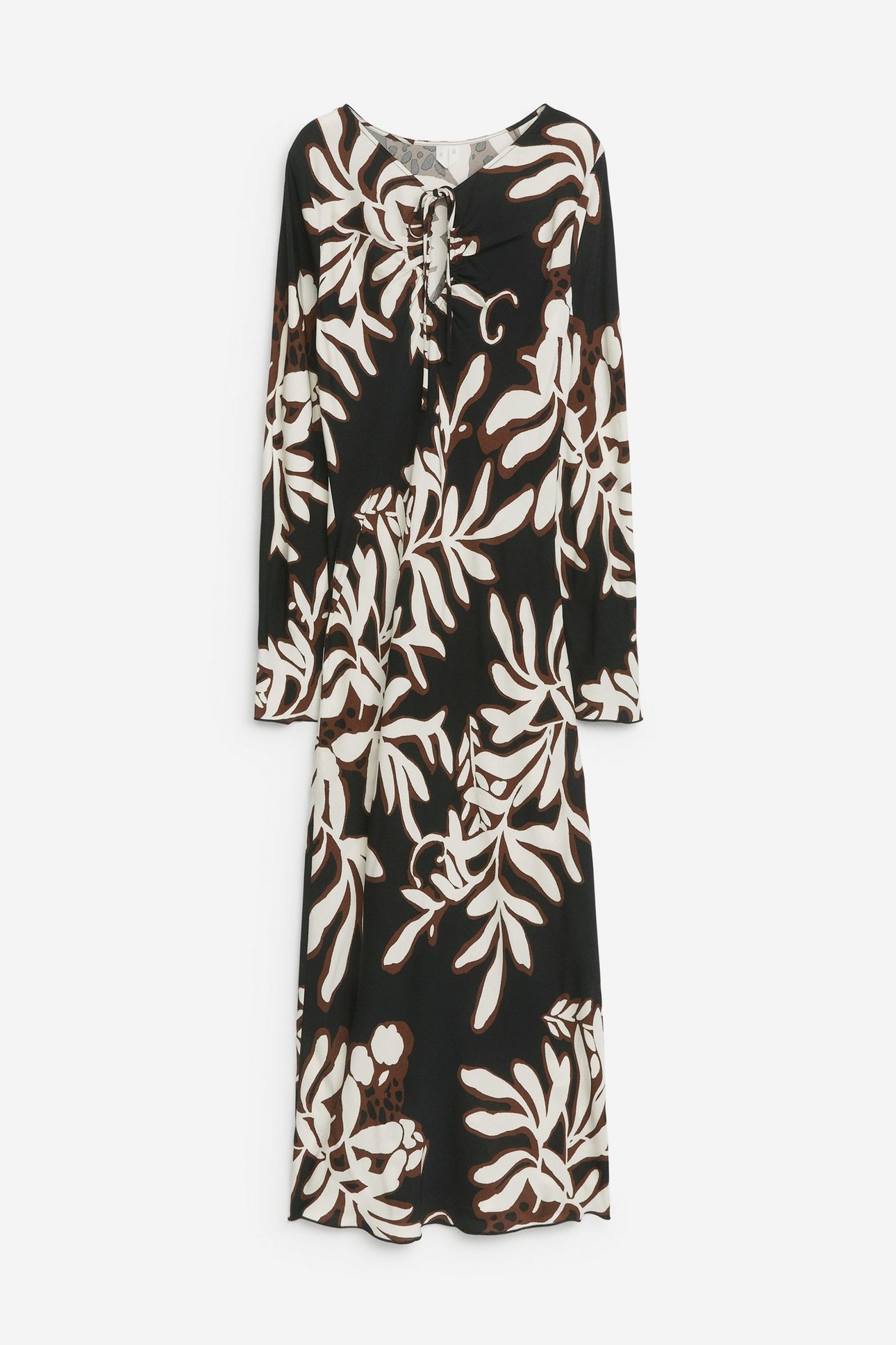 FIRENZE AOP DRESS BLACK 3