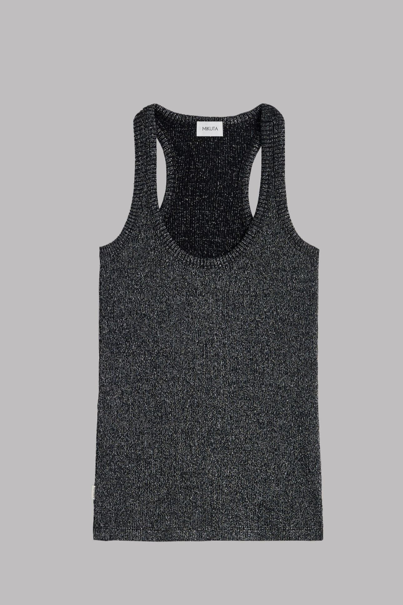 THE DARK GLITTER RIBBED TANK TOP 3