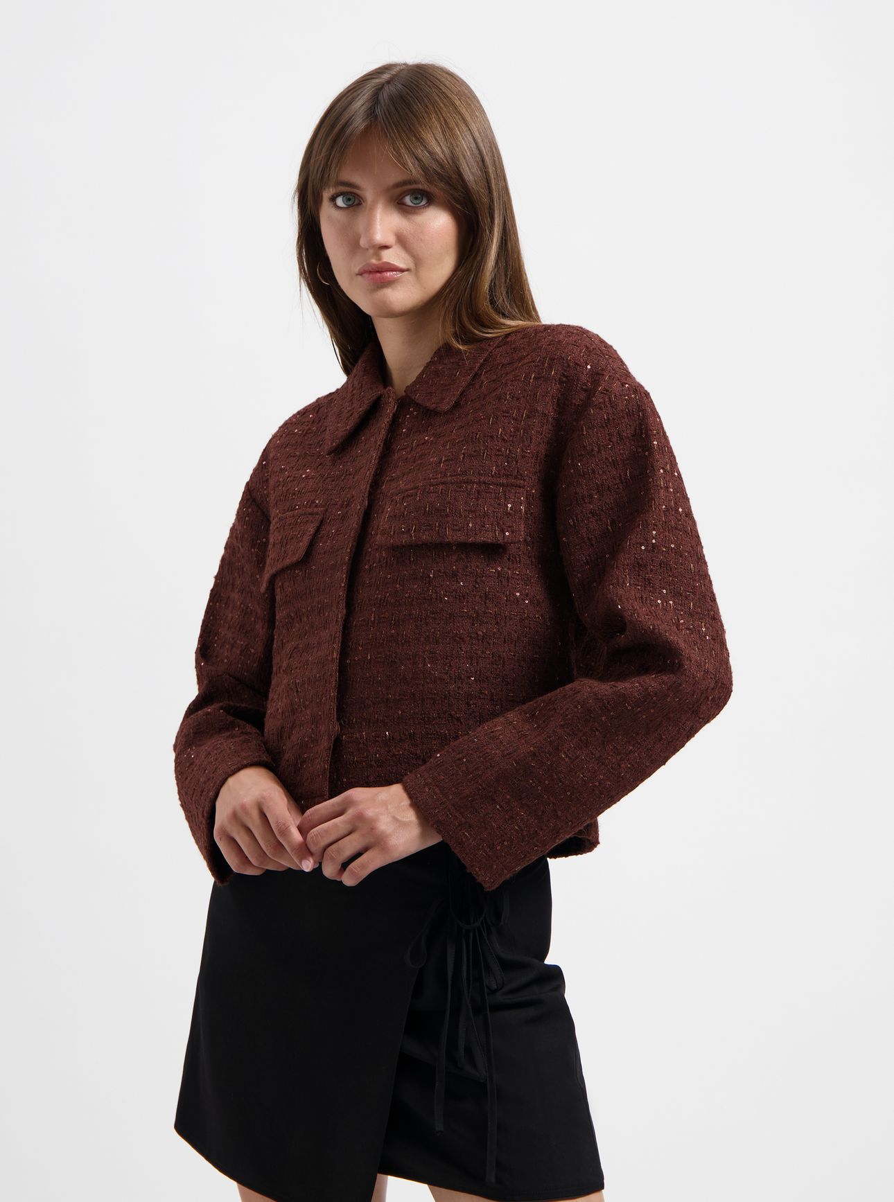 NOUS SOMMES LABELS – KITTIE TWEED JACKET RED 2