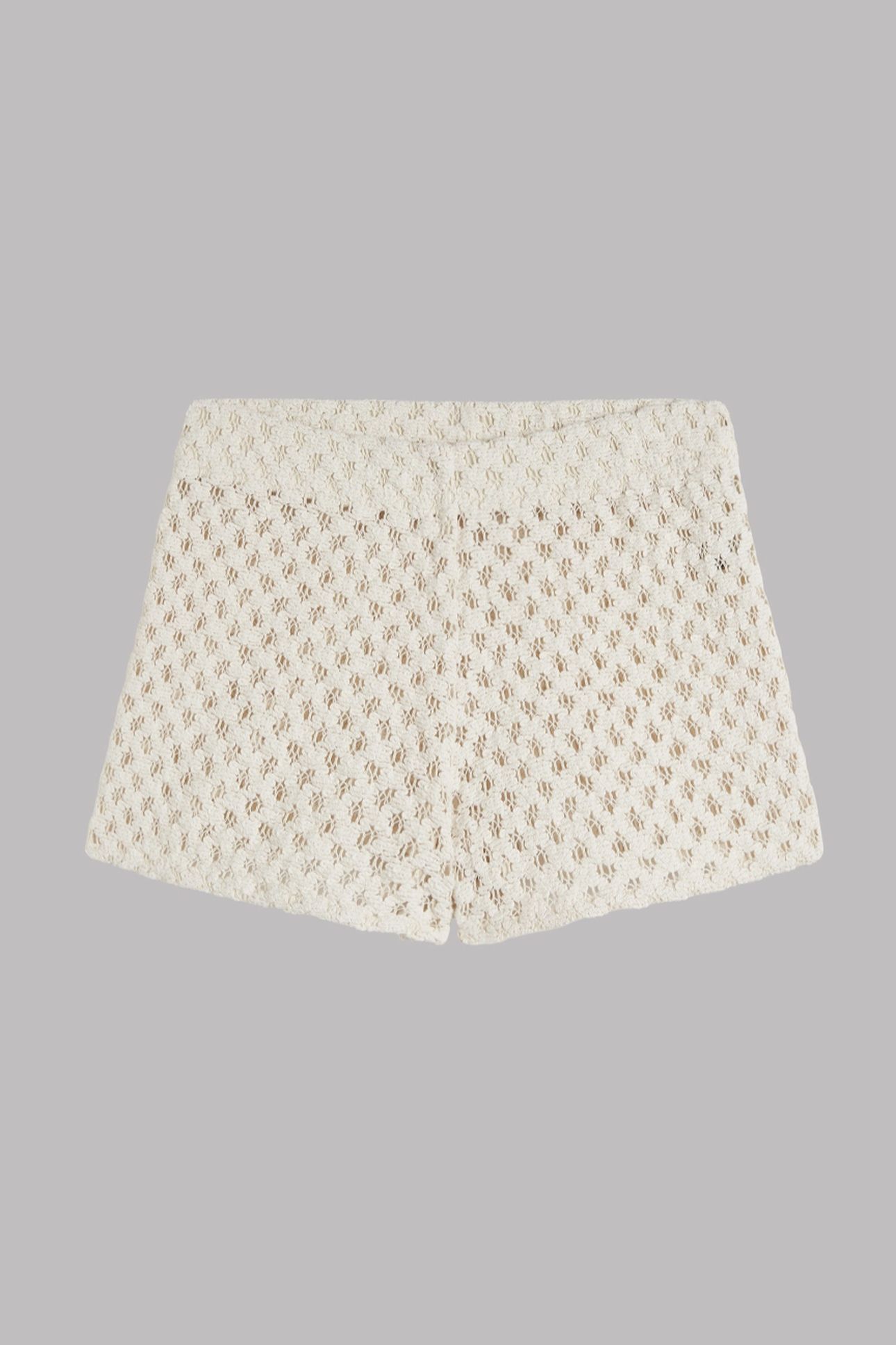 THE ECRU CROCHET SHORTS 3